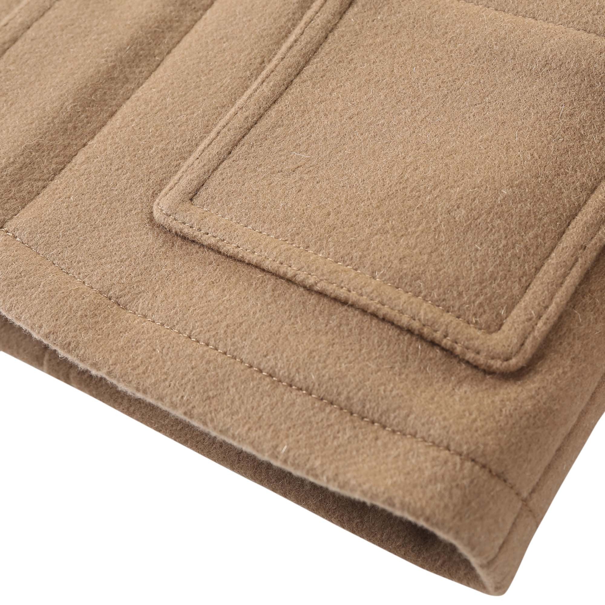 Baby Beige Wool Duffle Coat