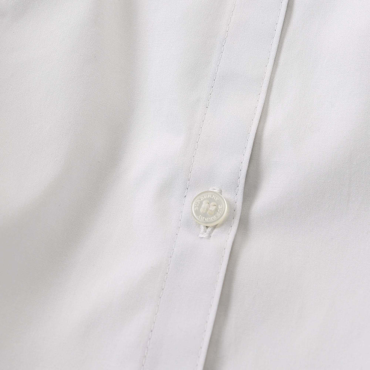 Baby Girls White Cotton Blouse With Check Cuffs - CÉMAROSE | Children's Fashion Store - 5