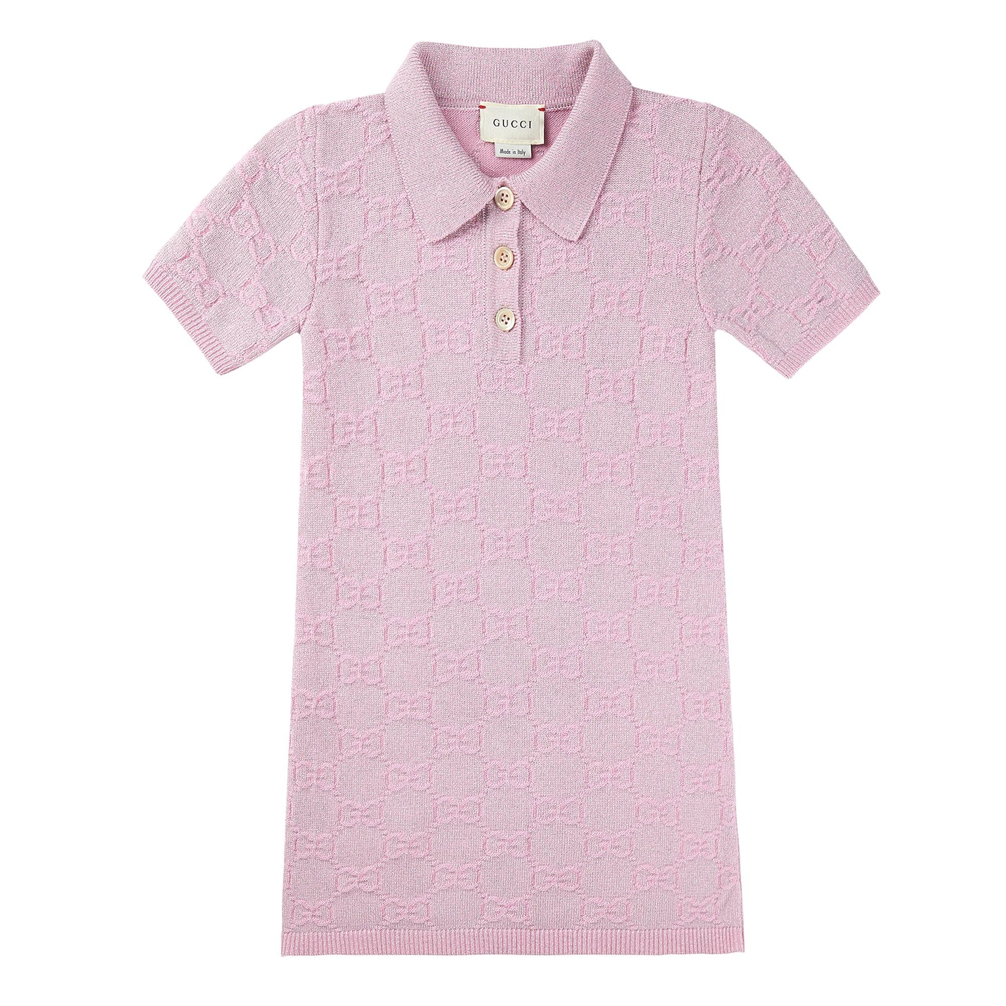 Baby Girls Pink Wool Dress