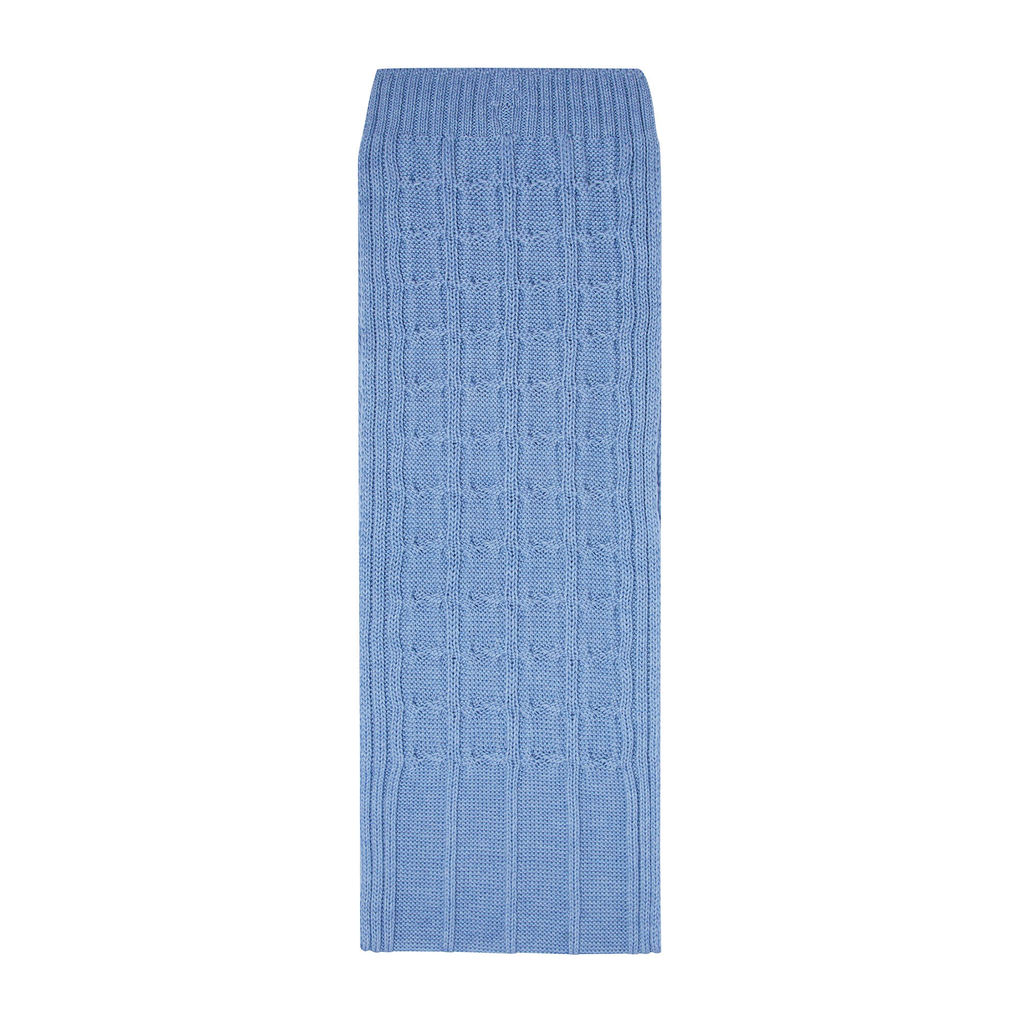 Boys & Girls Blue Wool Scarf