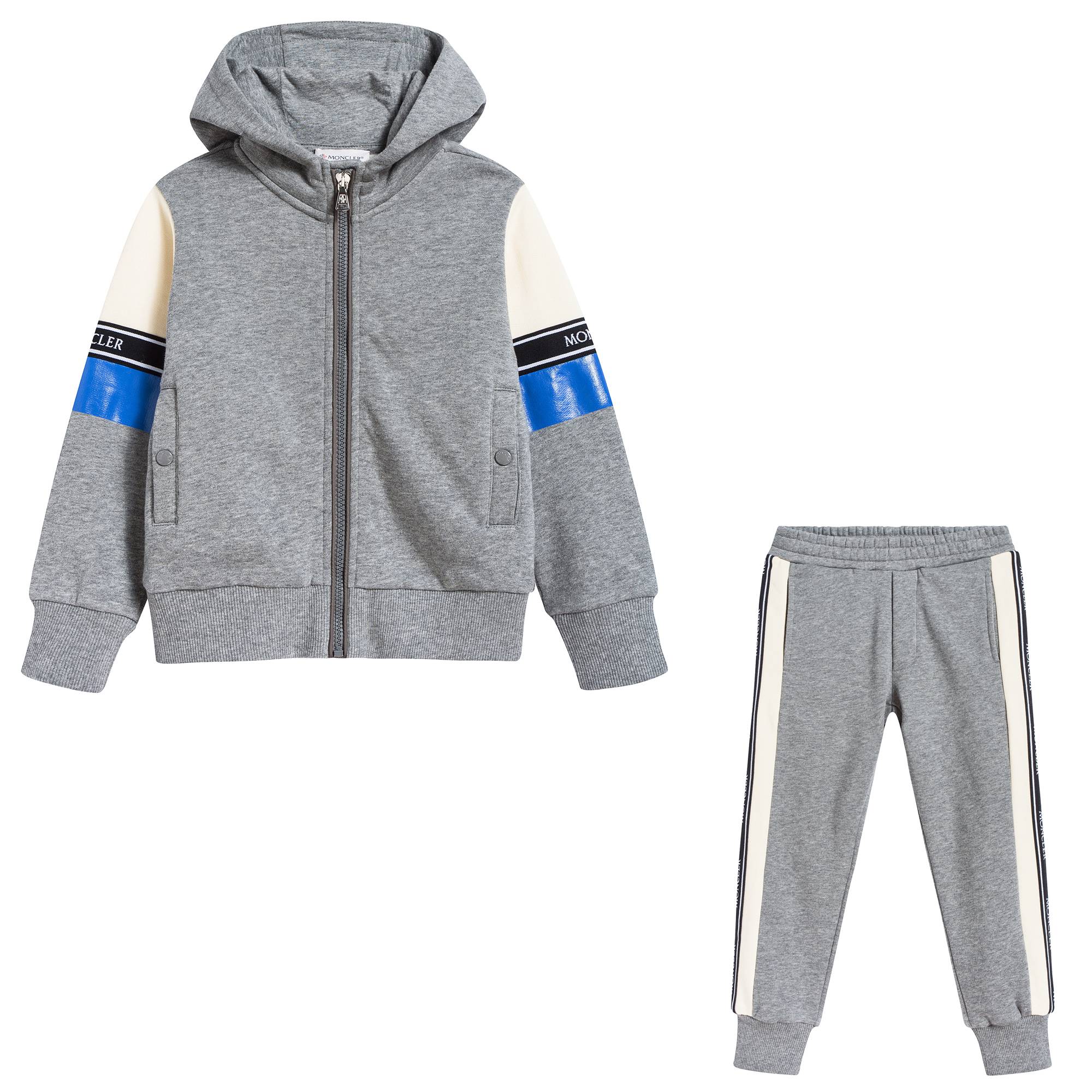 Boys Gris Completo Maglia Cardigan+Pan