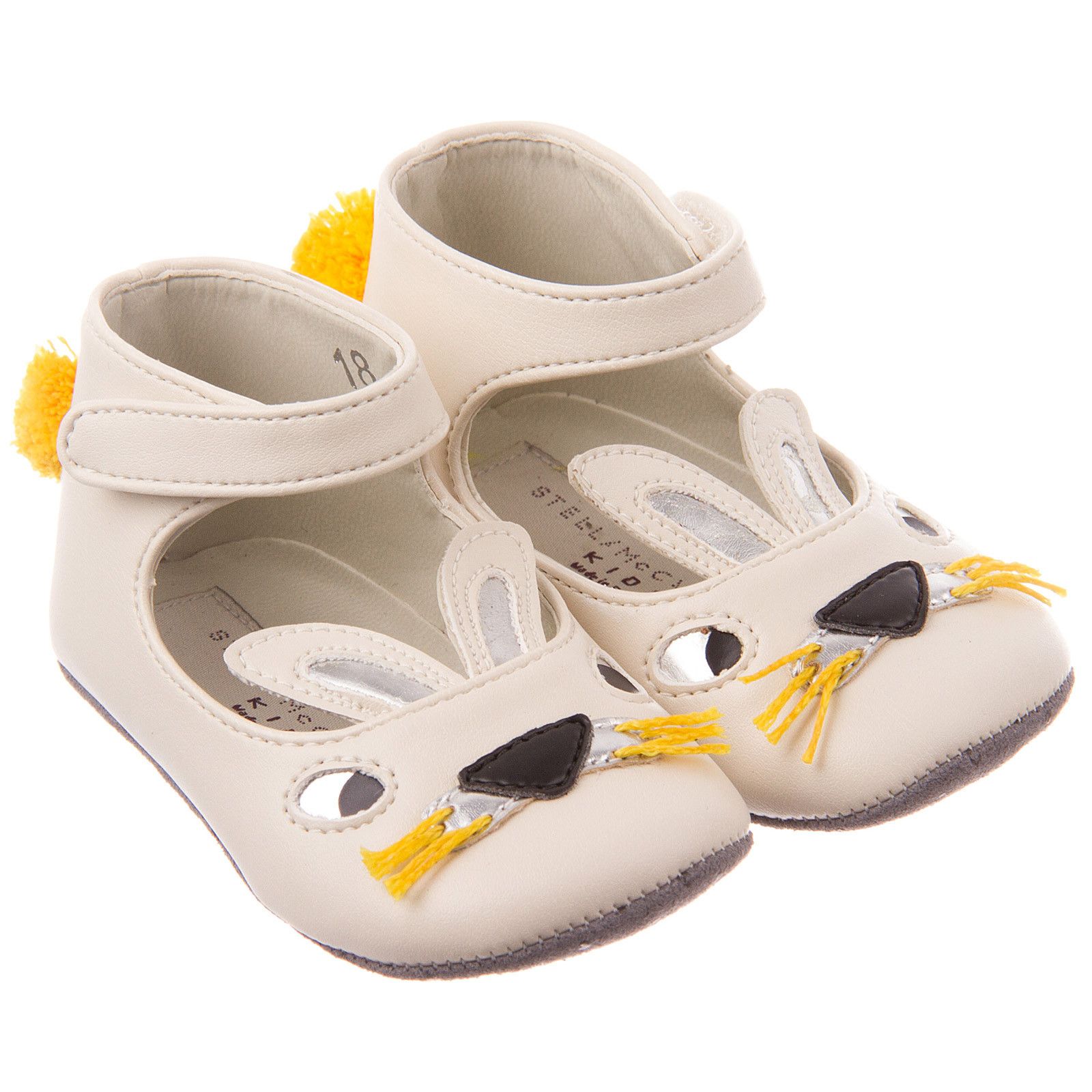 Hopper Baby Girls Beige Bunny Pre-Walker Shoes - CÉMAROSE | Children's Fashion Store - 1