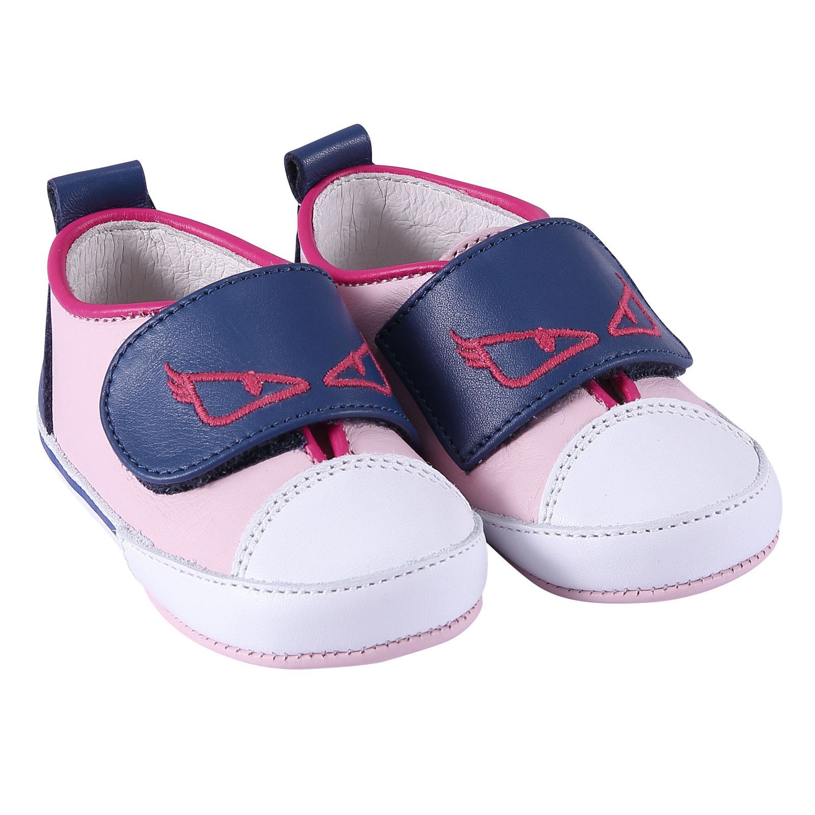 Baby Girls Pink 'Monster' Style Trainers - CÉMAROSE | Children's Fashion Store - 1
