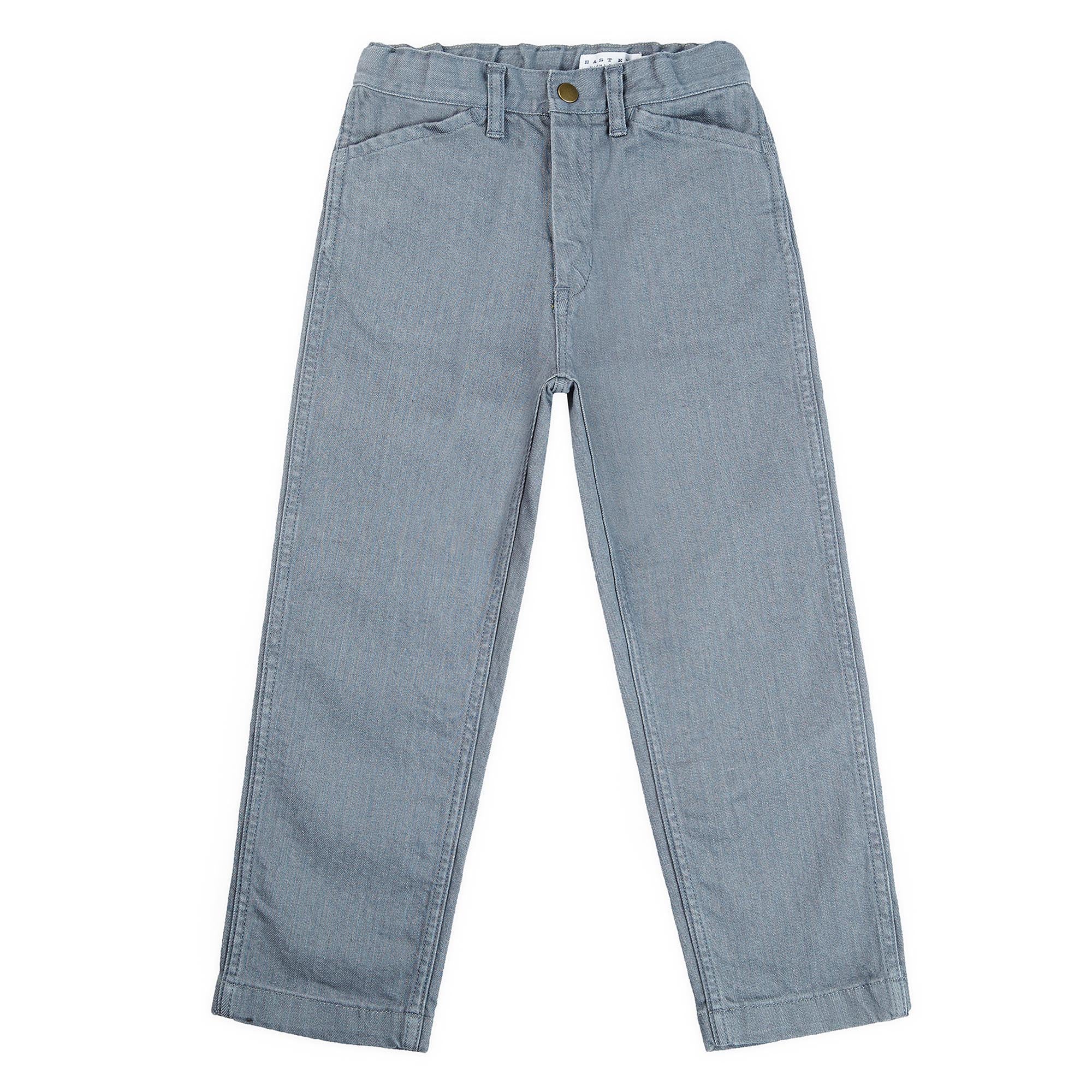 Boys & Girls Grey Denim Trousers