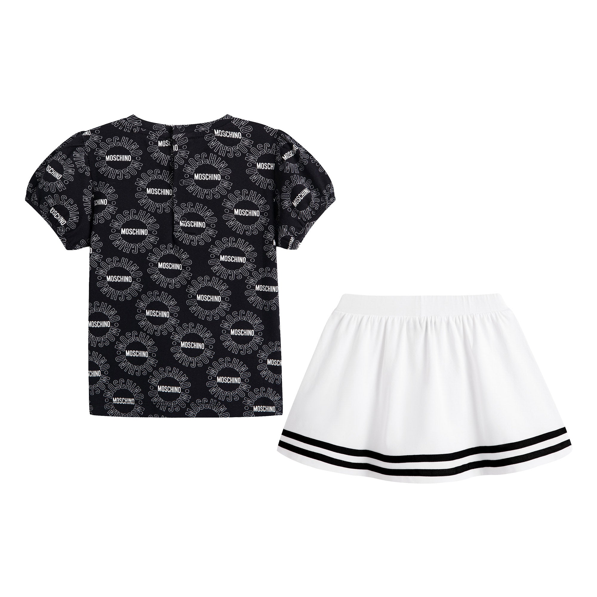 Baby Girls Black Cotton Set