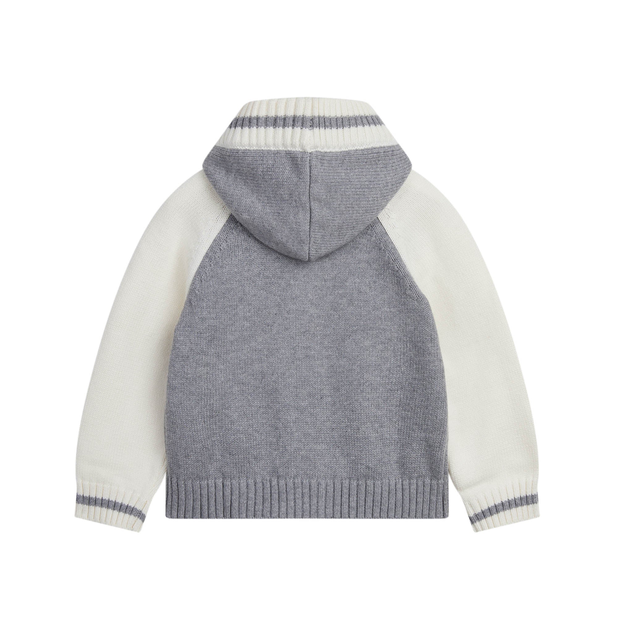 Baby Boys Grey Hooded Cardigan