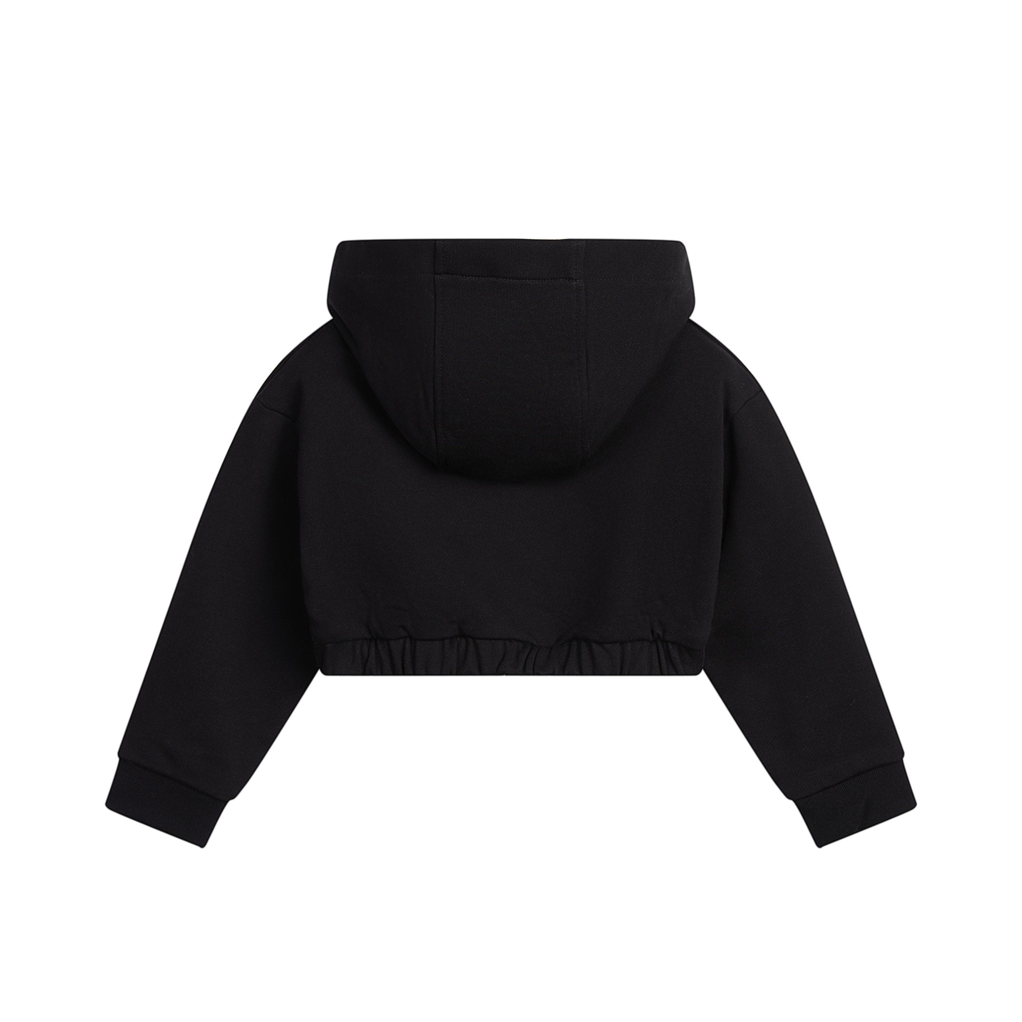 Girls Black Hooded Sweatshirt