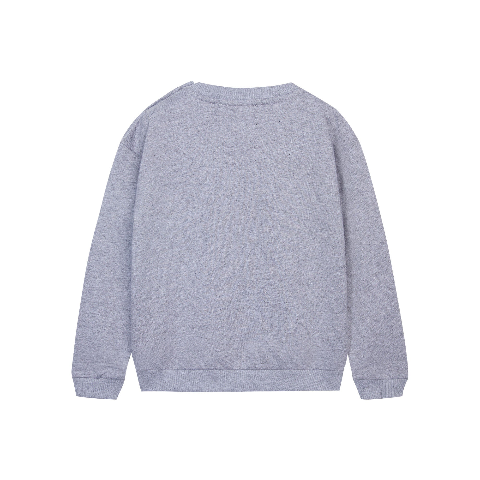 Baby Boys & Girls Grey Printed Cotton Sweatshirt