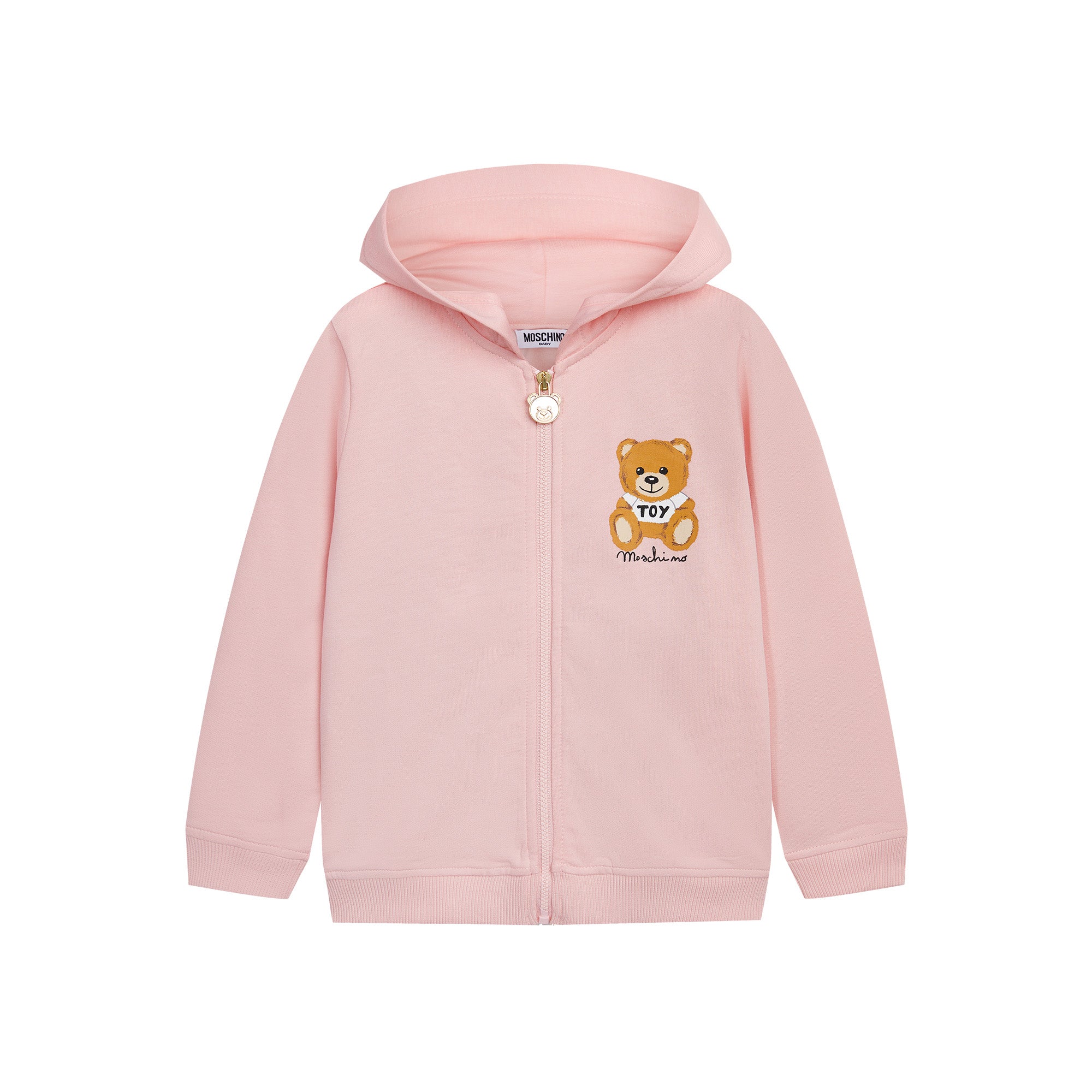 Baby Boys & Girls Pink Zipped Top