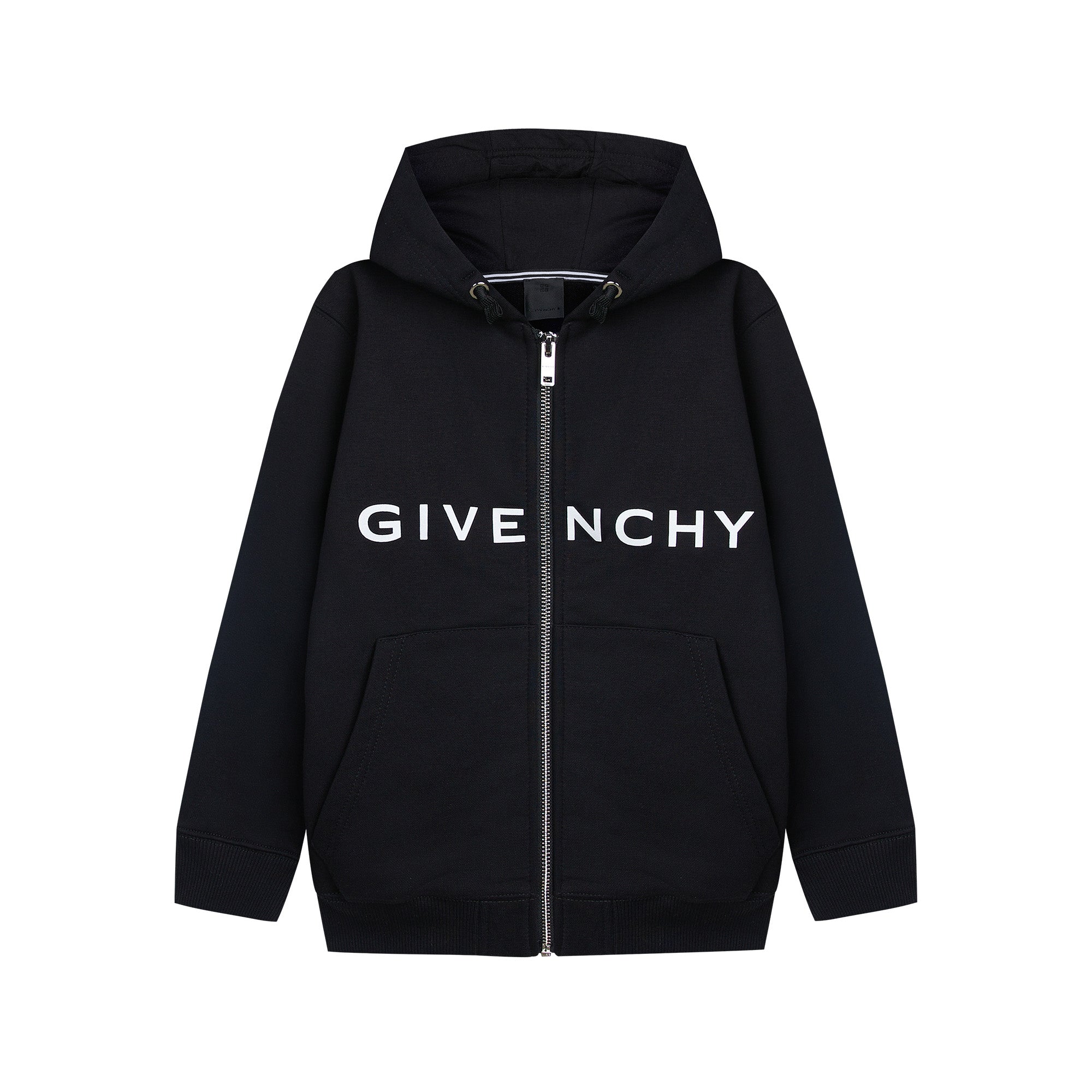 Boys & Girls Black Zip-Up Top