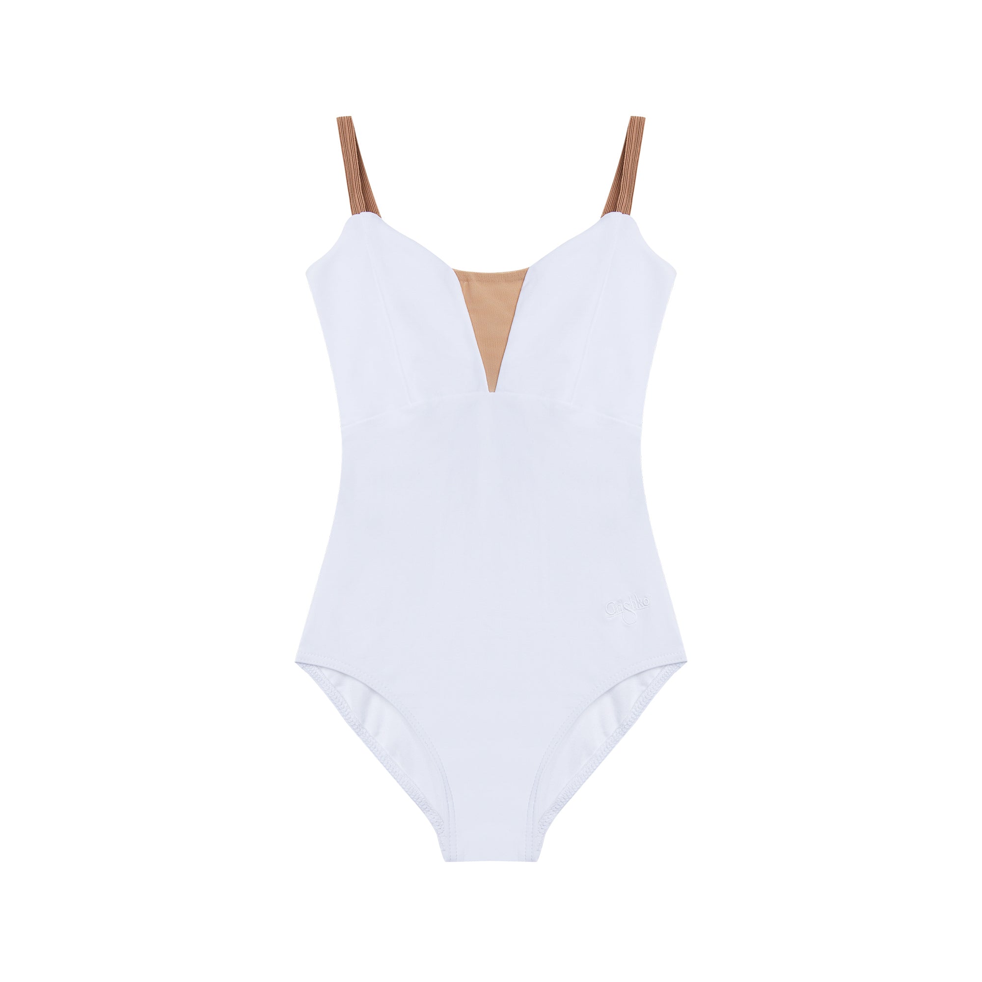 Girls White Ballet Onesies(DAD1930M/white)