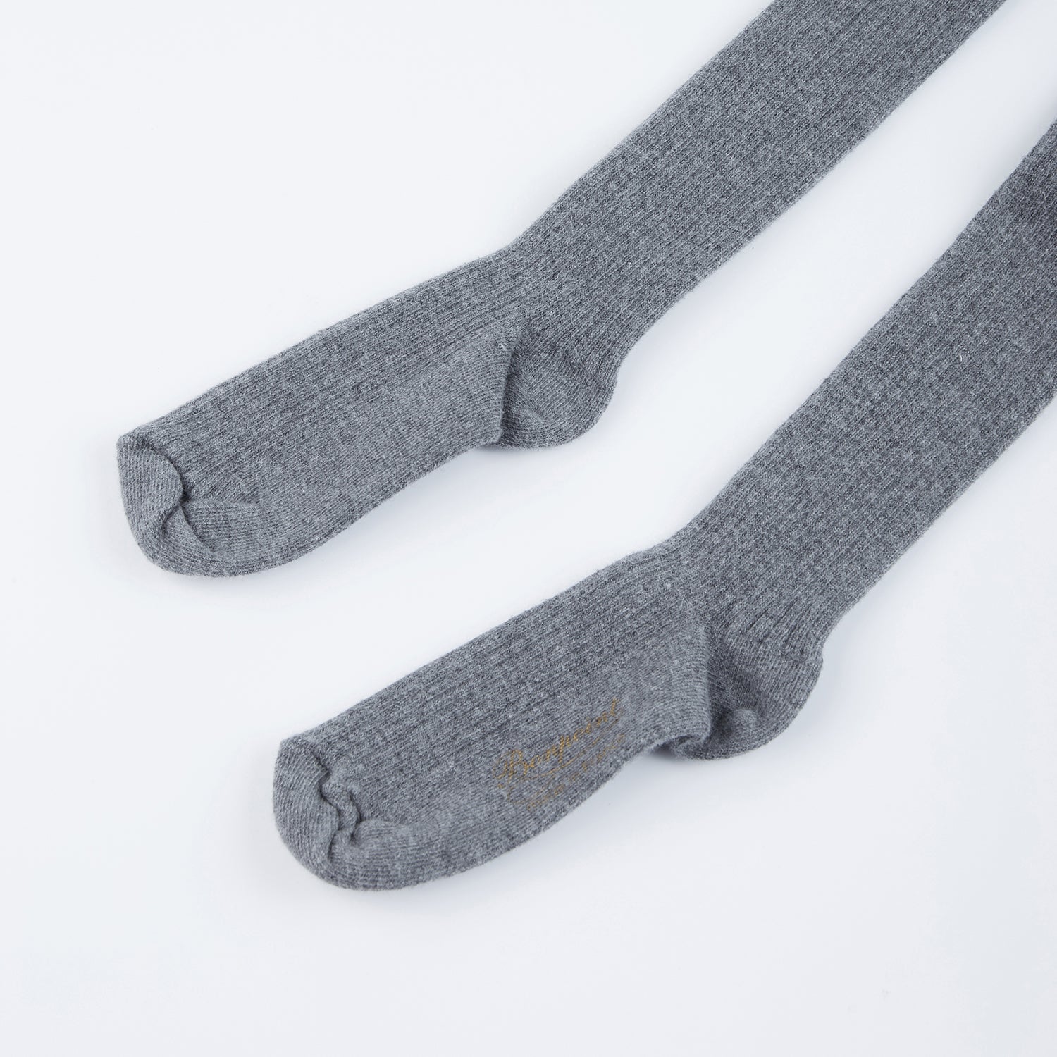 Baby Girls Grey Cotton Tights