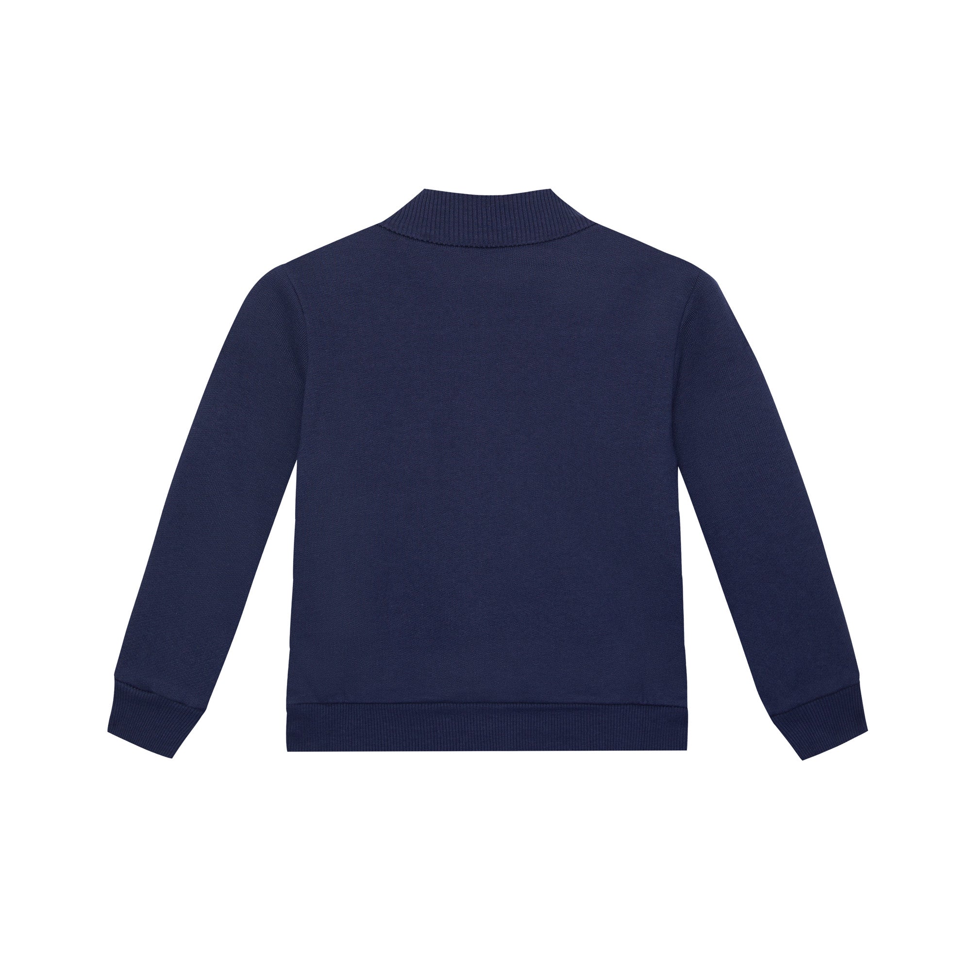 Baby Boys Navy Zip-Up Top