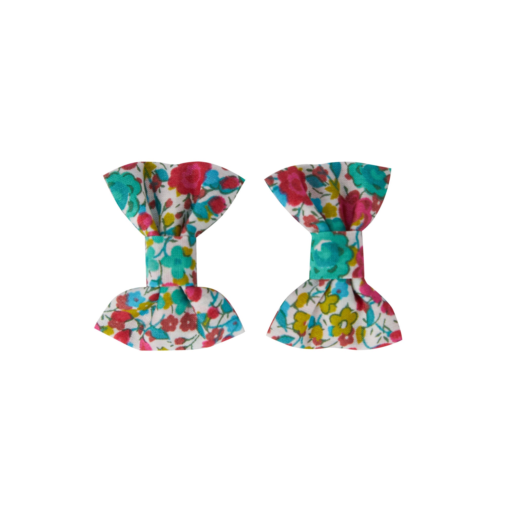 Girls Red Floral Hair Clip