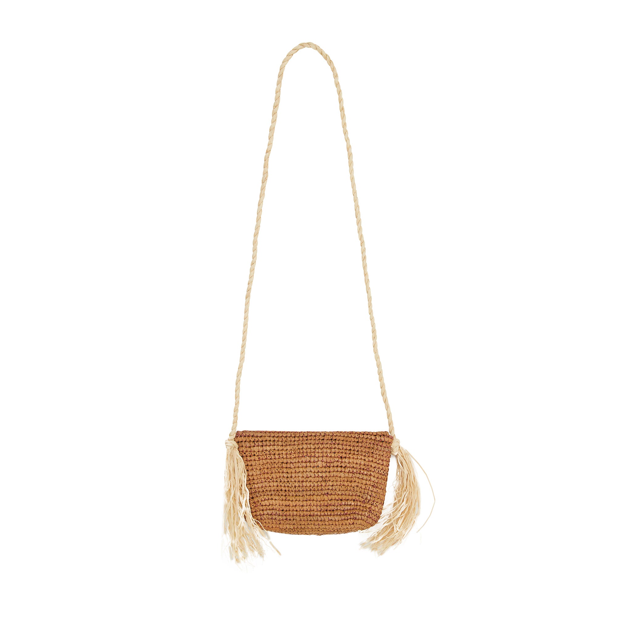 Sac à bandoulière Raphia pour filles