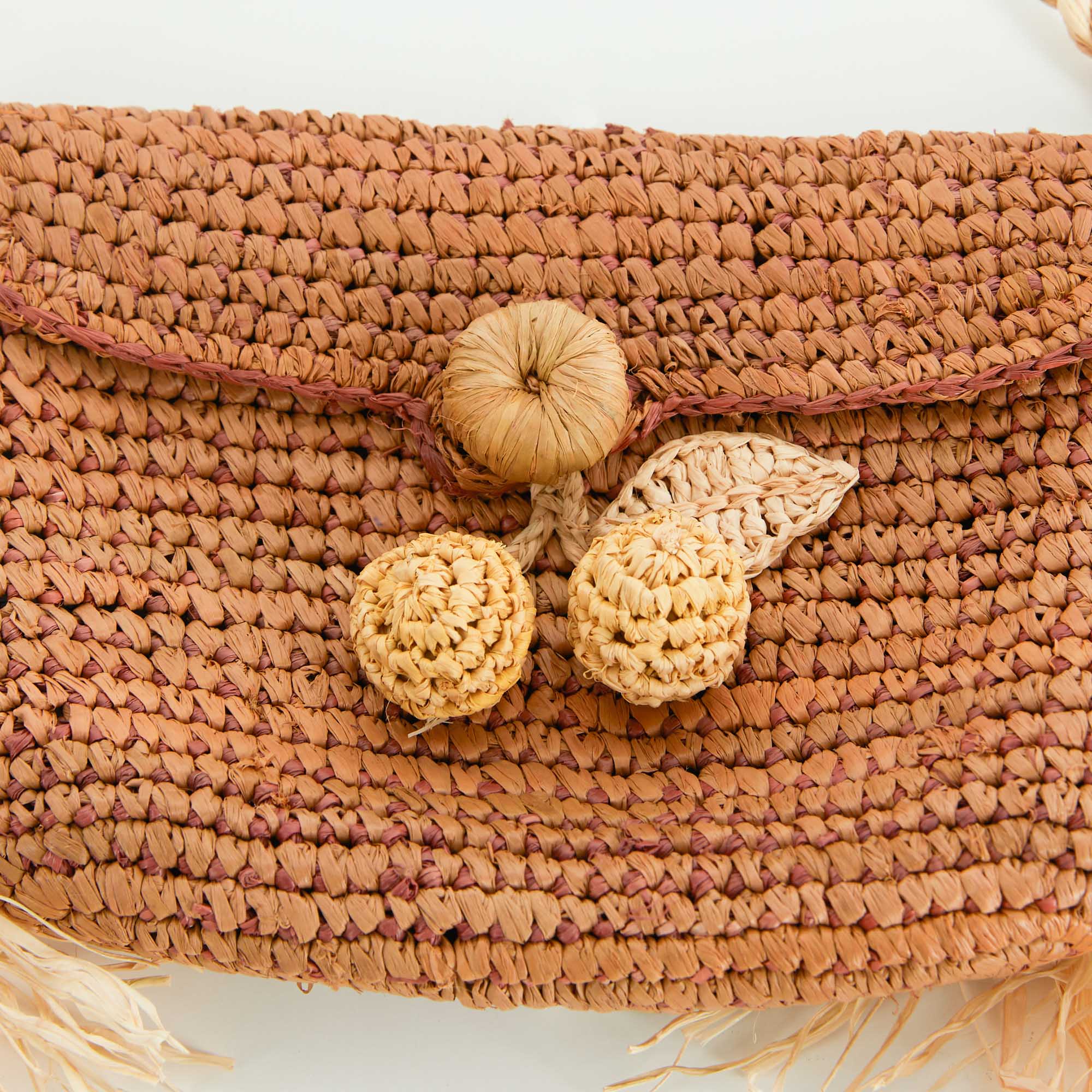 Sac à bandoulière Raphia pour filles