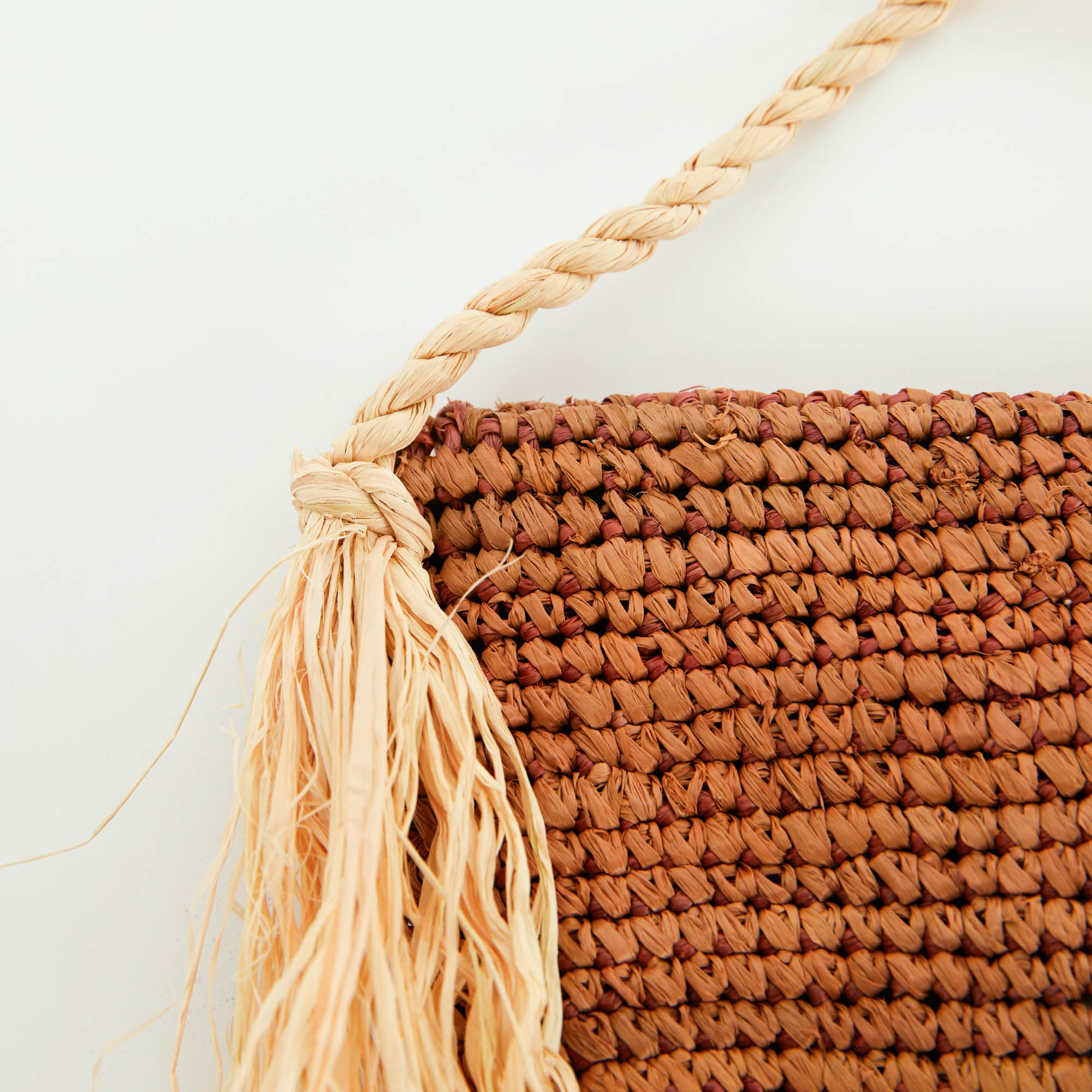 Sac à bandoulière Raphia pour filles