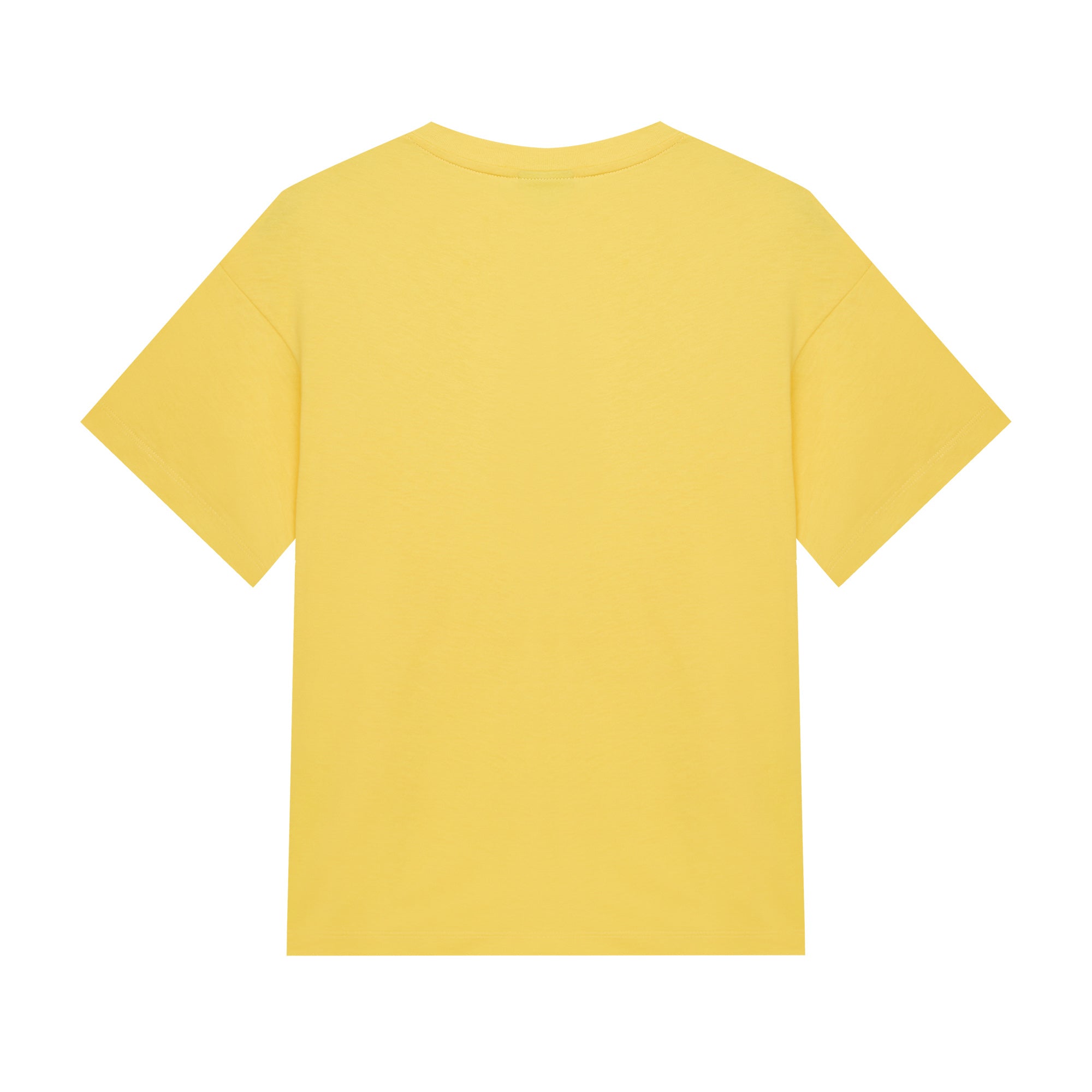 Boys & Girls Yellow Logo Cotton T-Shirt