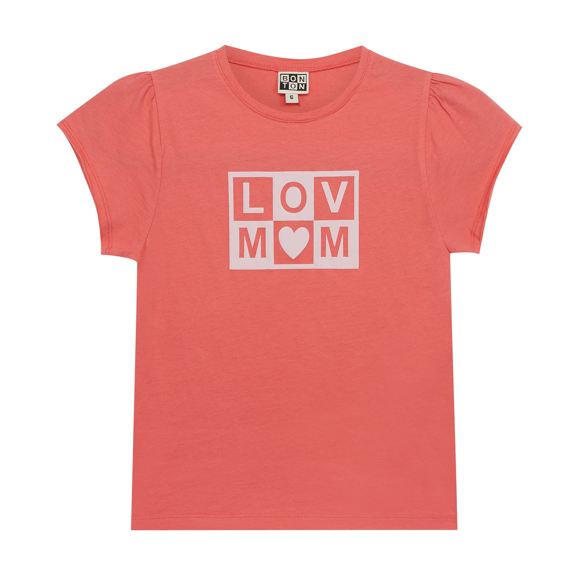 Girls Pink Logo Cotton T-Shirt