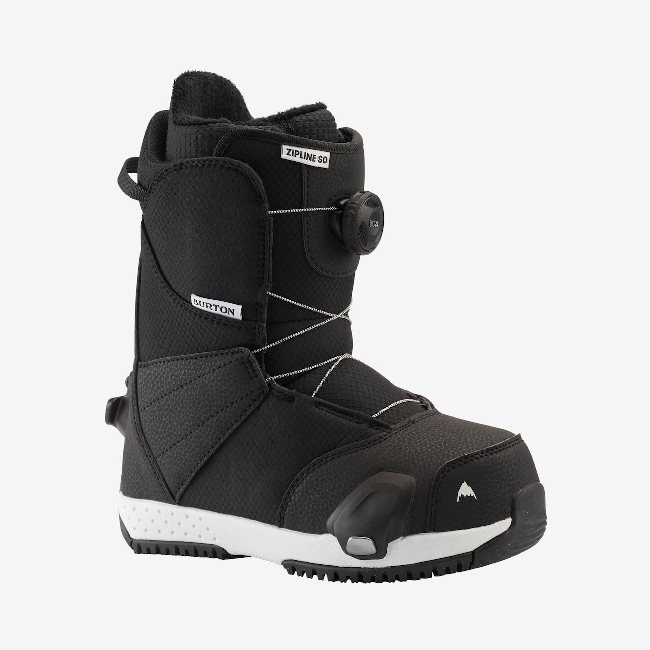 Boys & Girls Black "Step On" Snow Boots