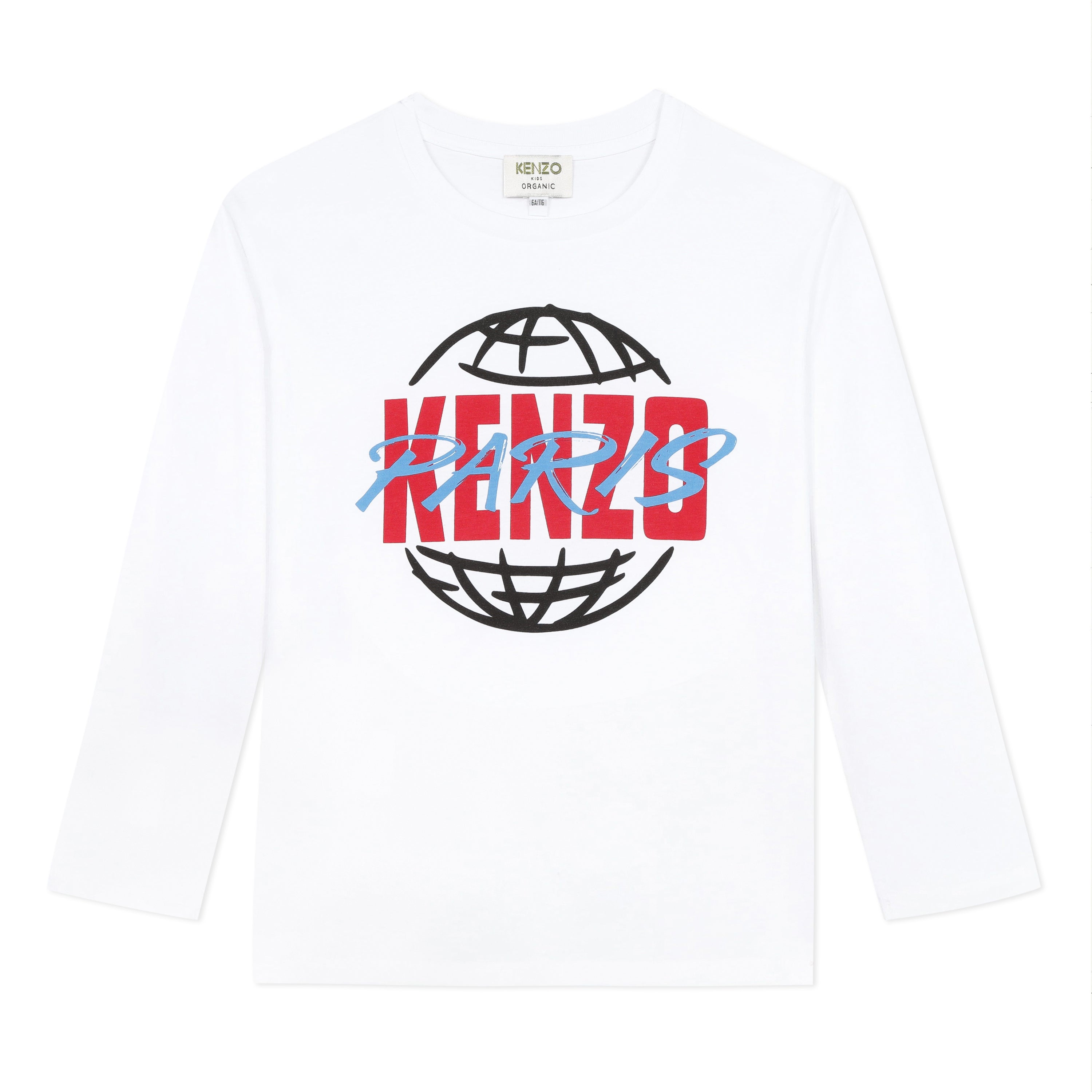 Boys Optic White Cotton T-Shirt