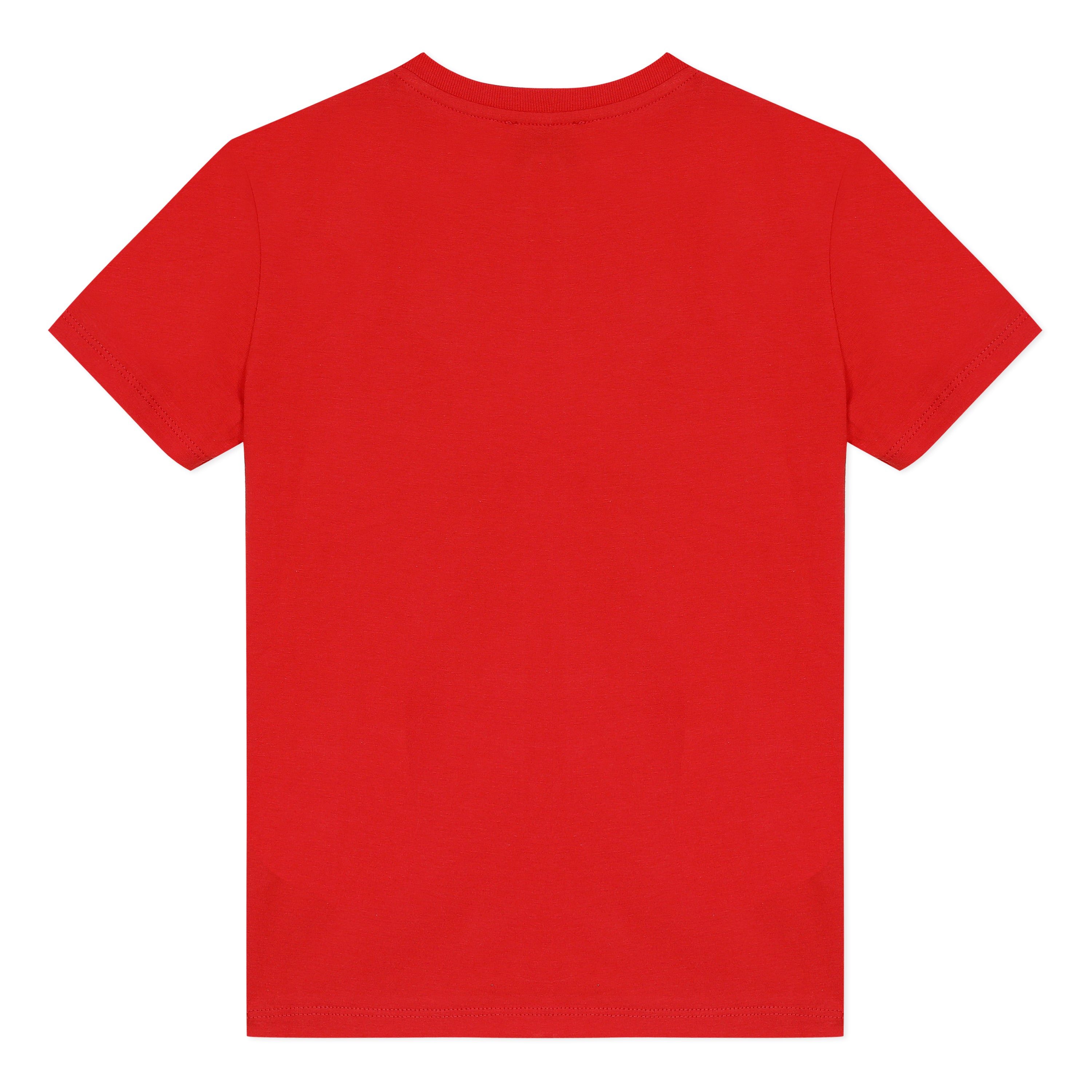 Boys Red Cotton T-Shirt