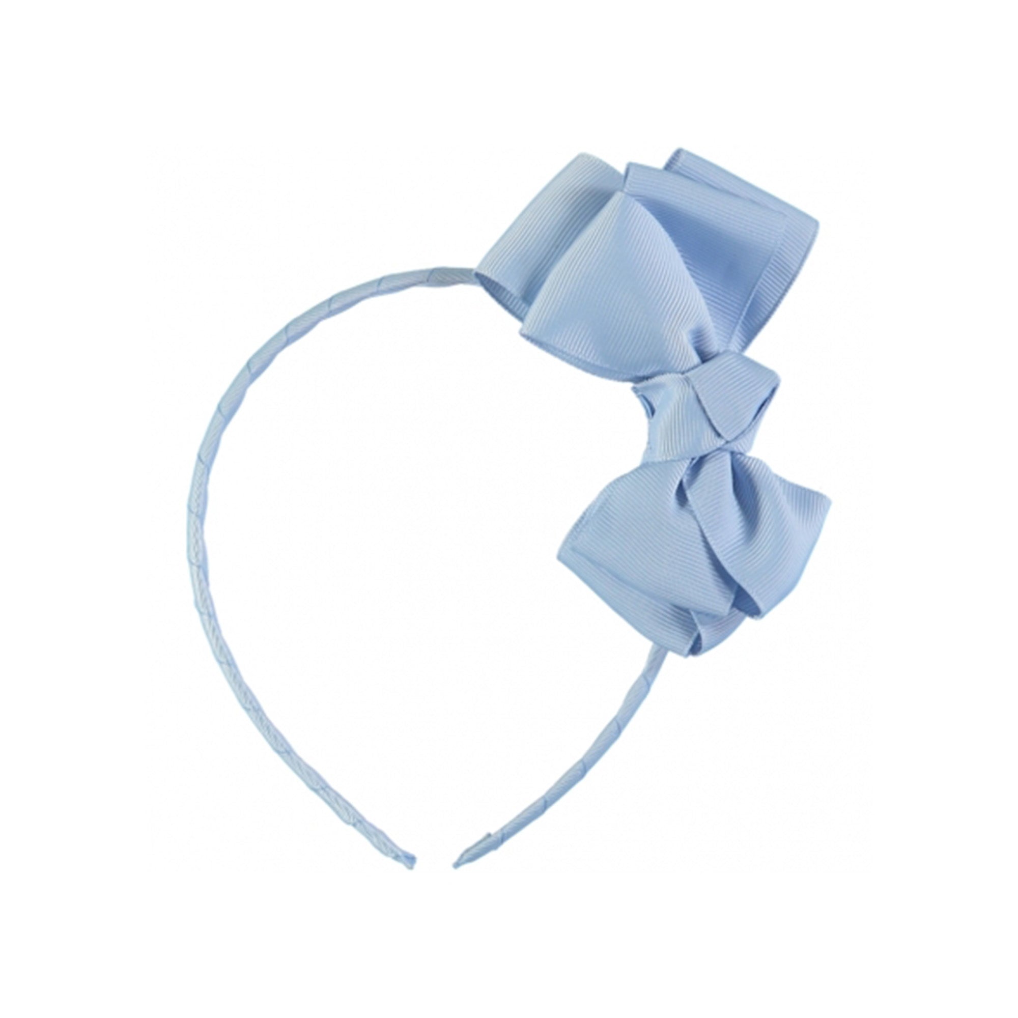 Girls Pale Blue Grosgrain Headband