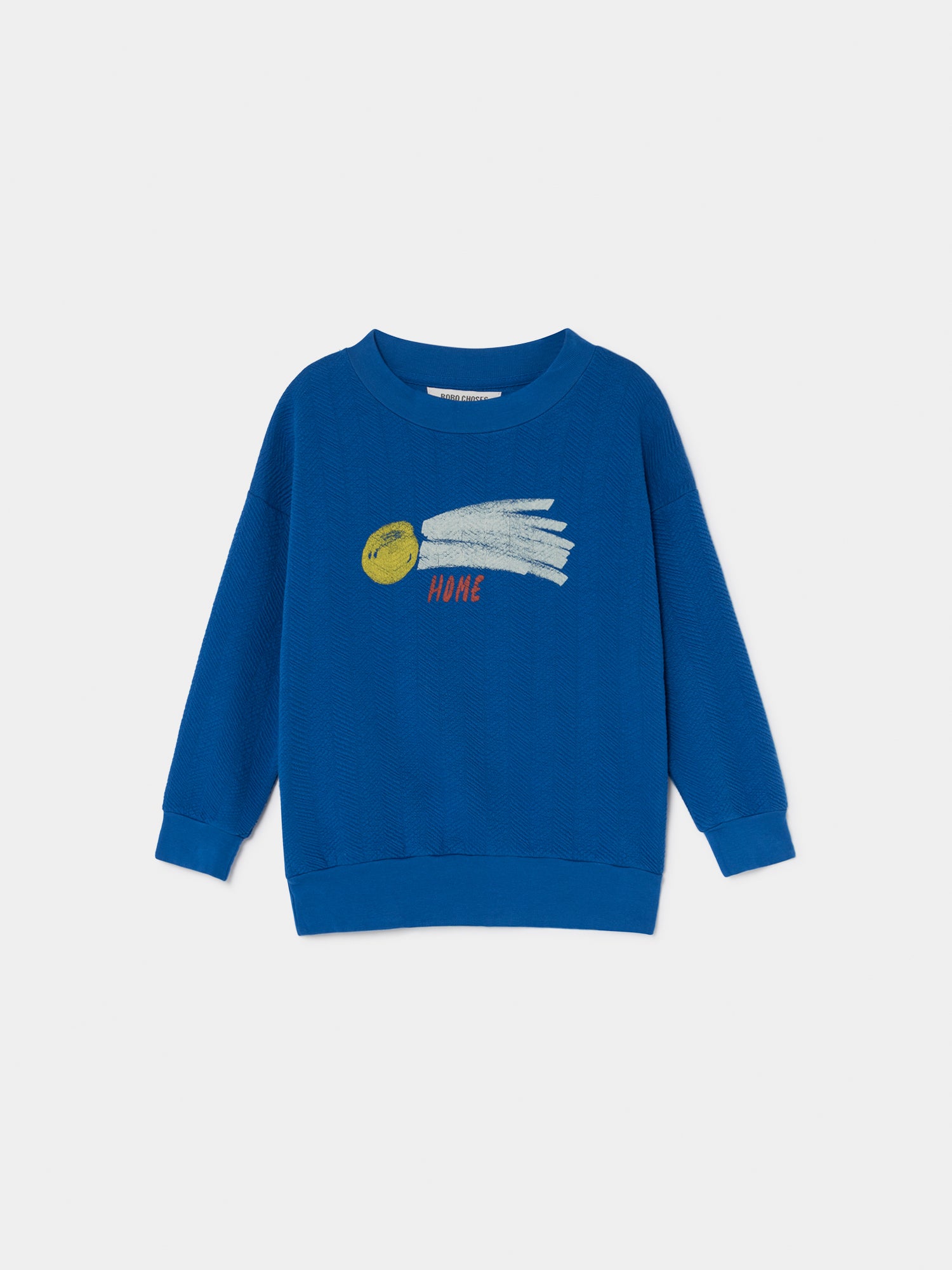 Boys Blue Star Cotton Sweatershirt