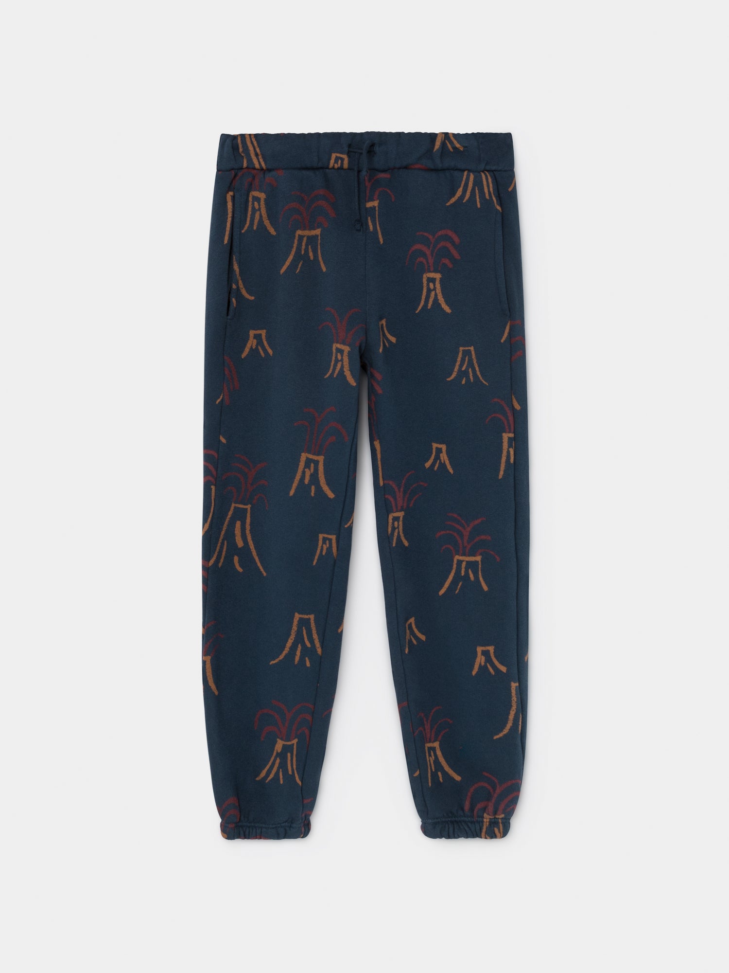 Boys Blue Volcano Cotton Trousers