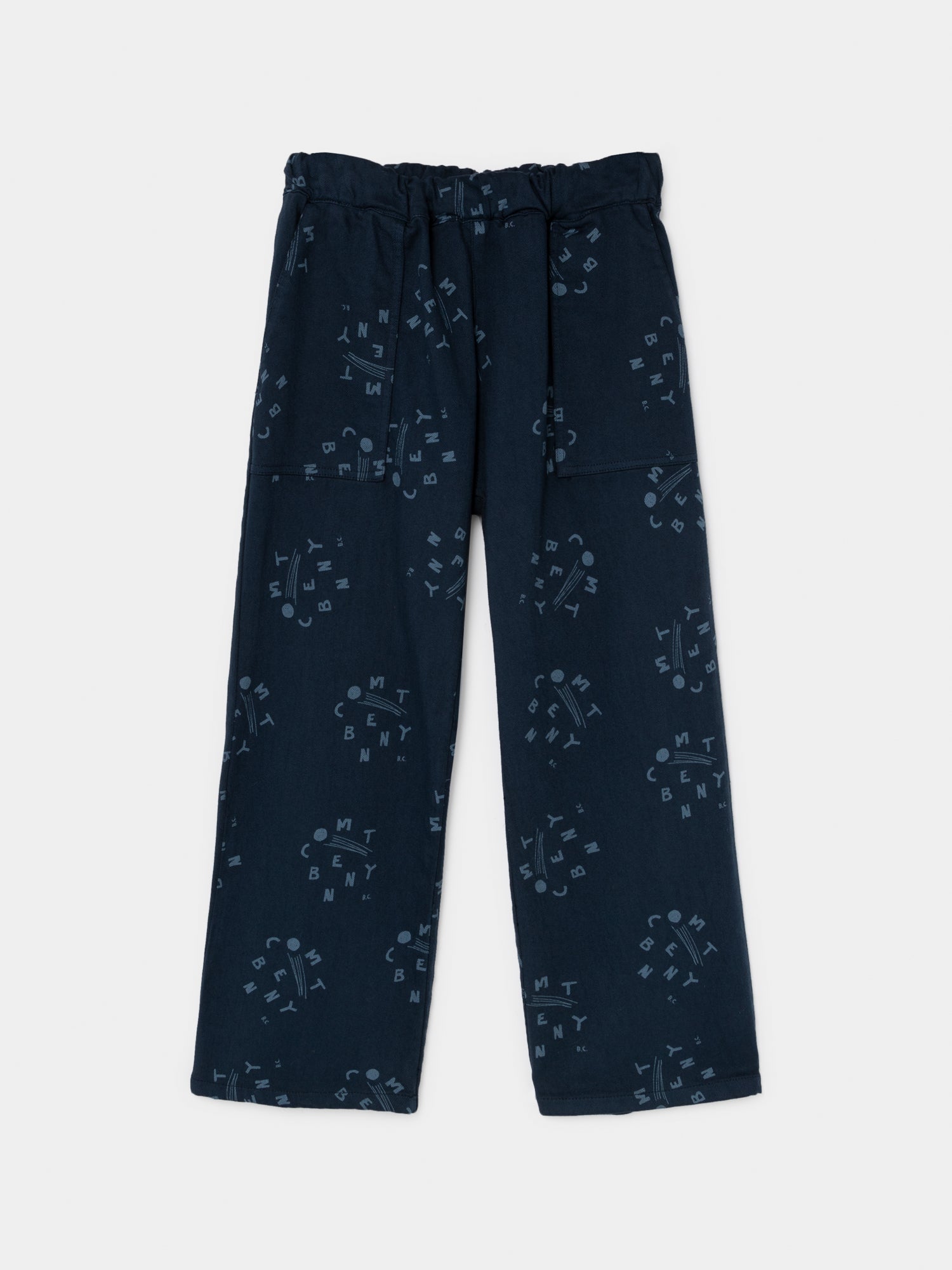 Boys Blue Comet Benny Straight Cotton Trousers