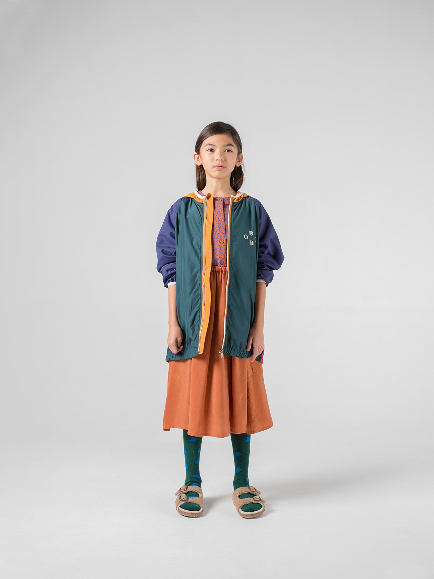 Boys & Girls Multicolour Packable Coat