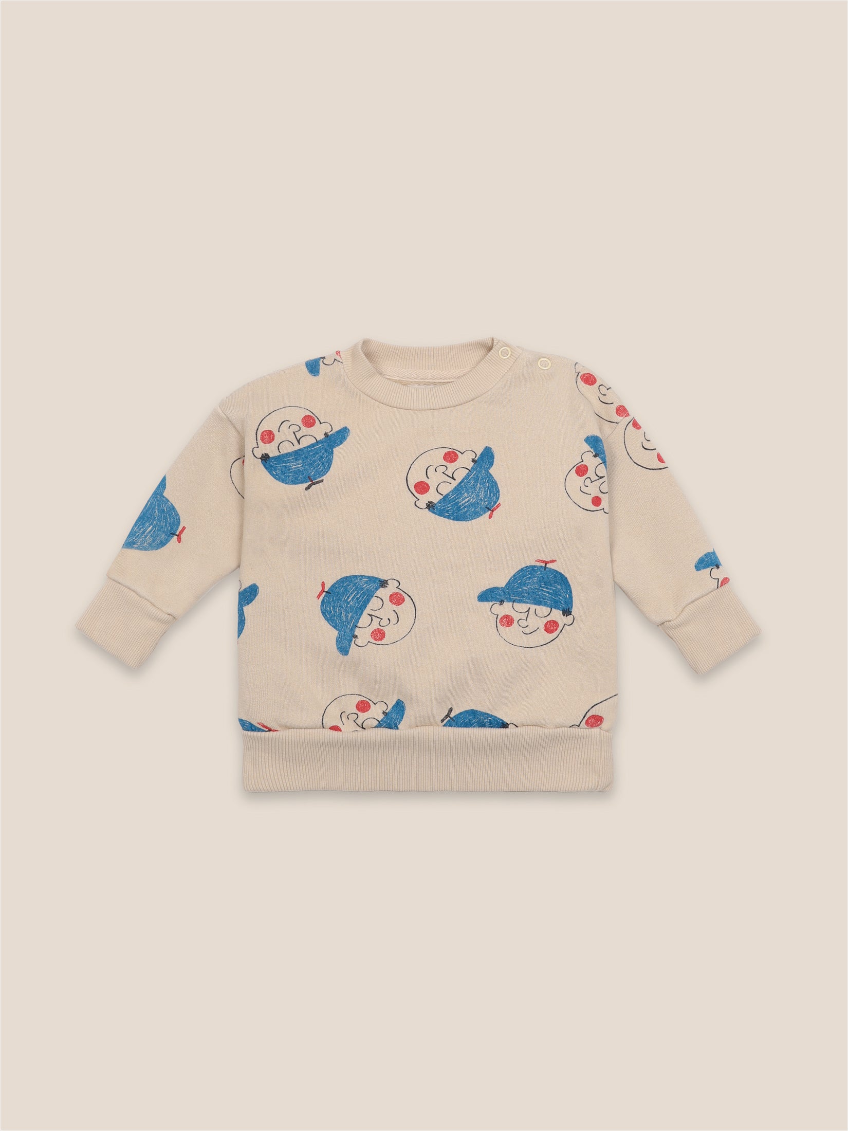 Baby Boys Brown Rice Organic Cotton Sweatshirt