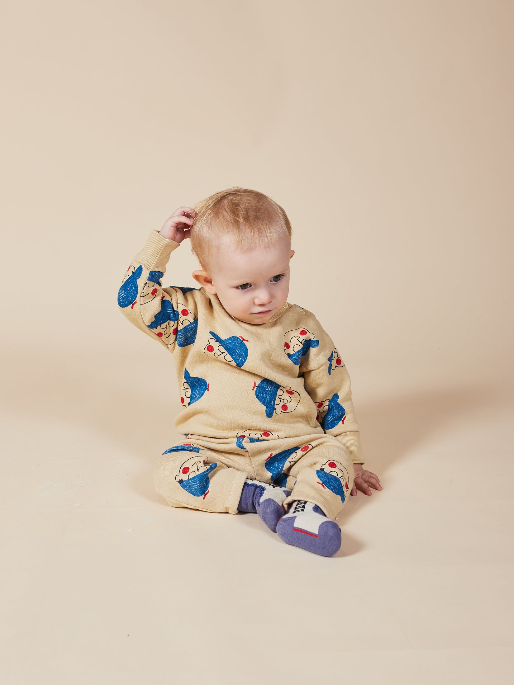 Baby Boys Brown Rice Organic Cotton Jogging Pants