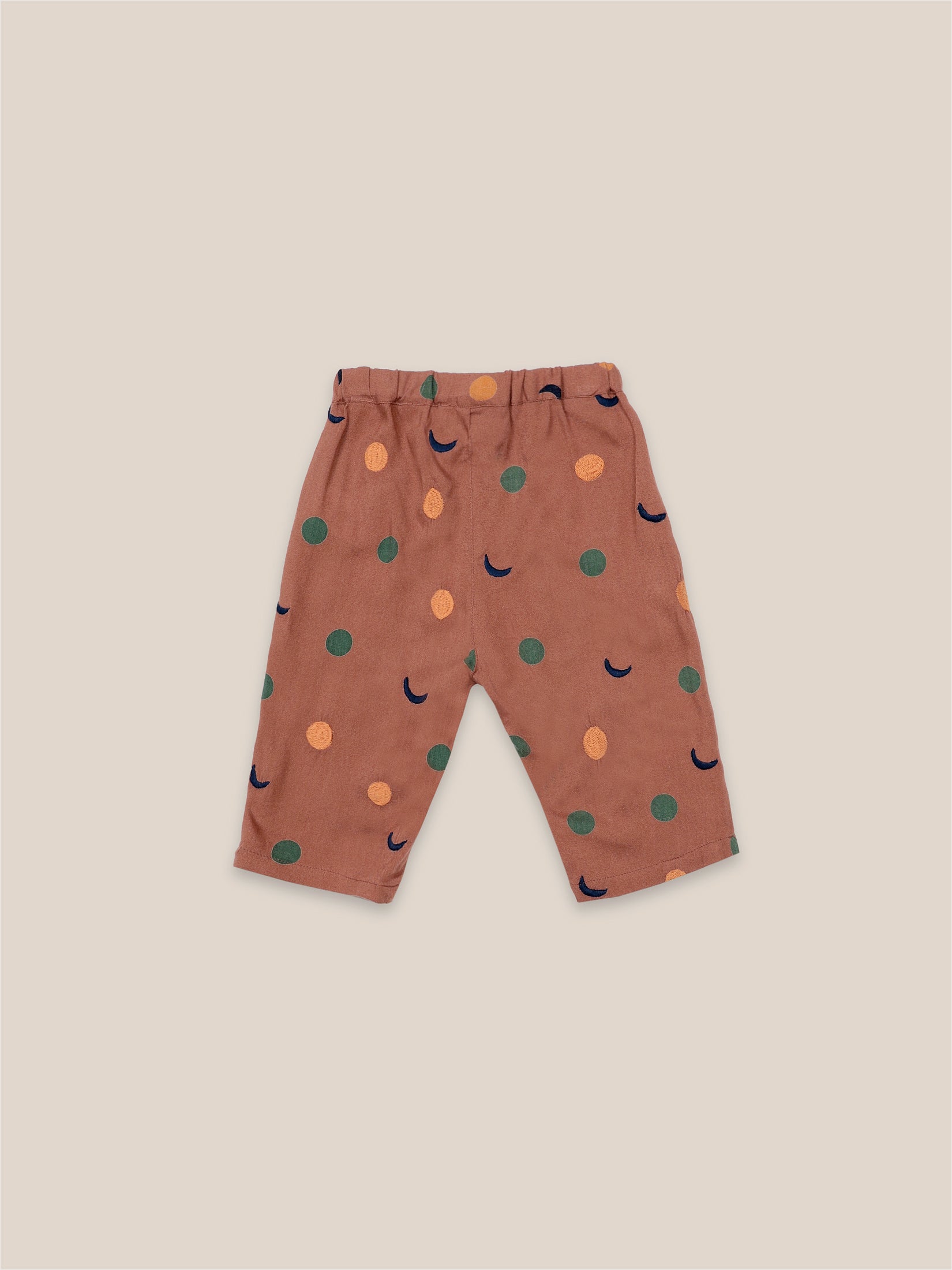 Baby Boys Mahogany Woven Pants