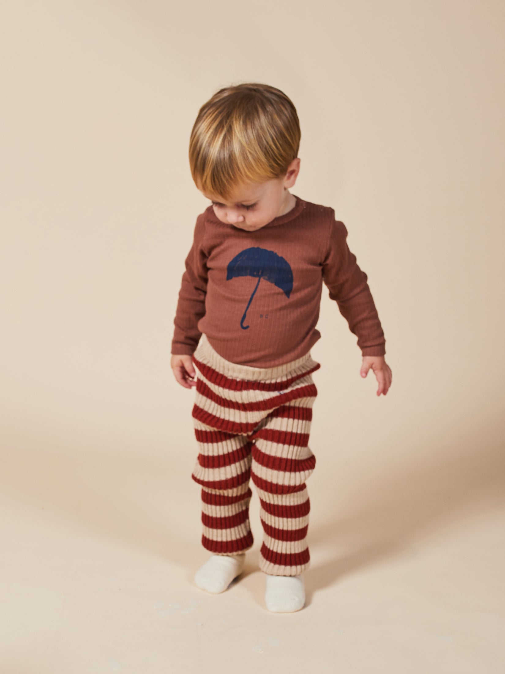Baby Boys Ketchup Knitted Leggings