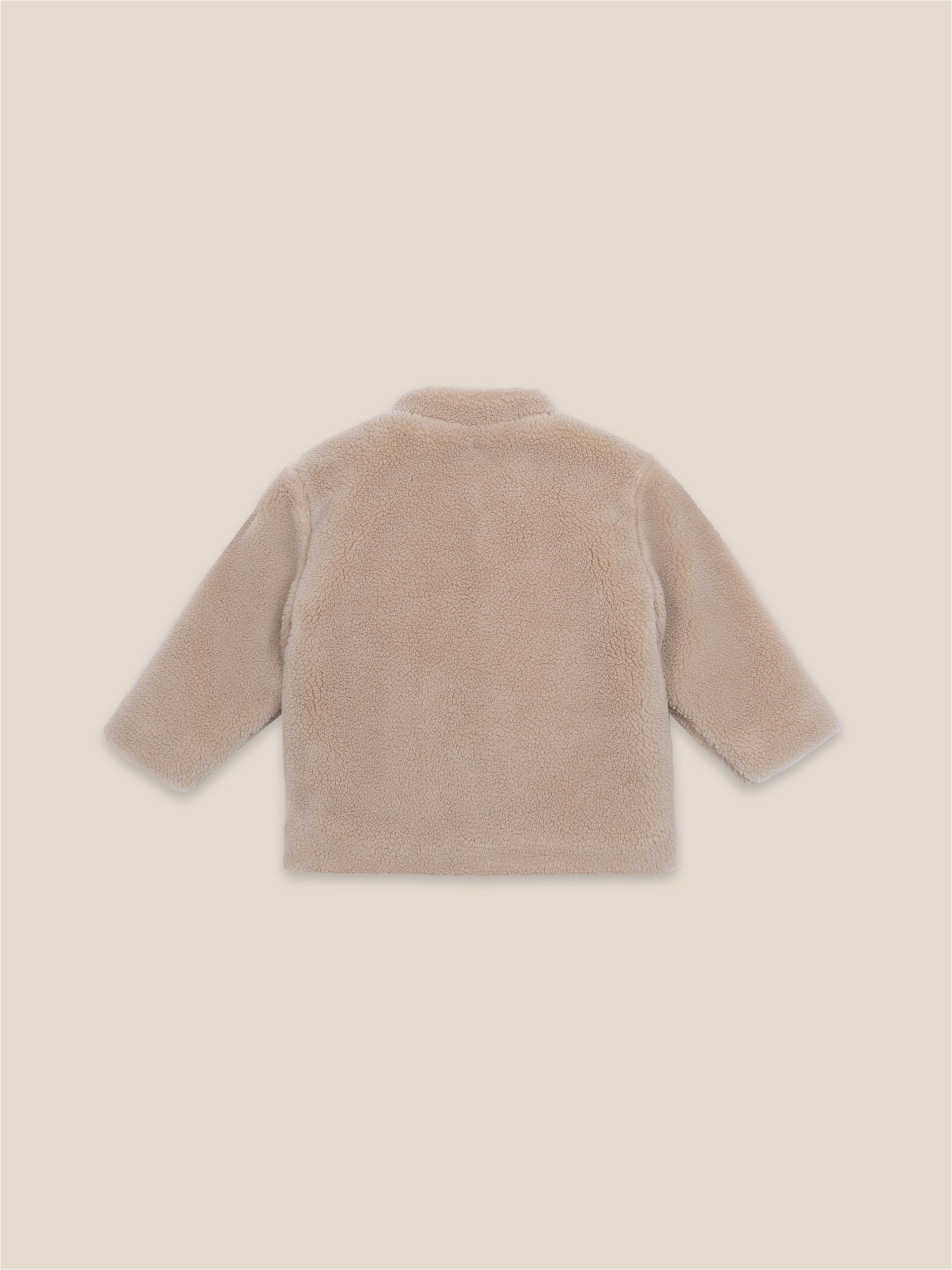 Baby Boys Brown Rice Patch Sheepskin Jacket