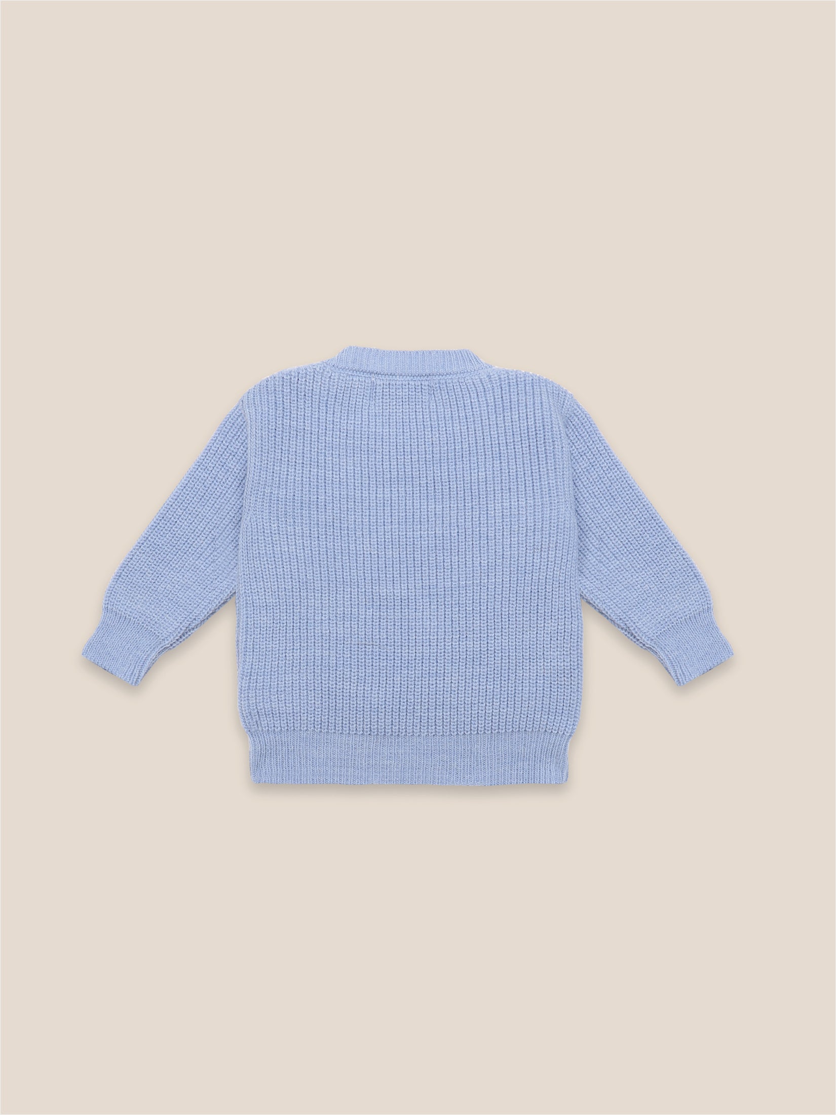 Baby Boys Forever Blue Cat Jumper
