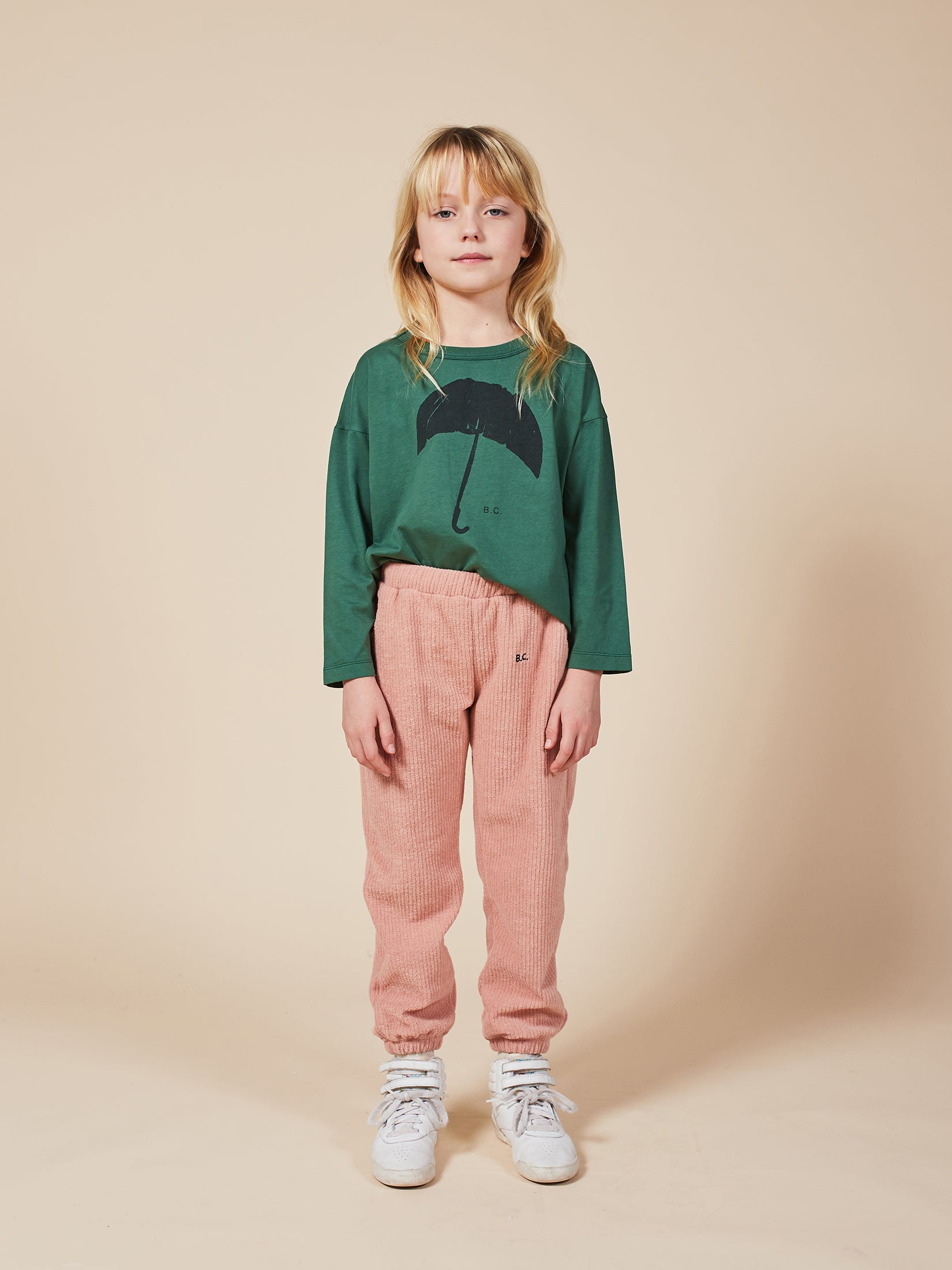 Boys Greener Pastures Umbrella Organic Cotton T-Shirt