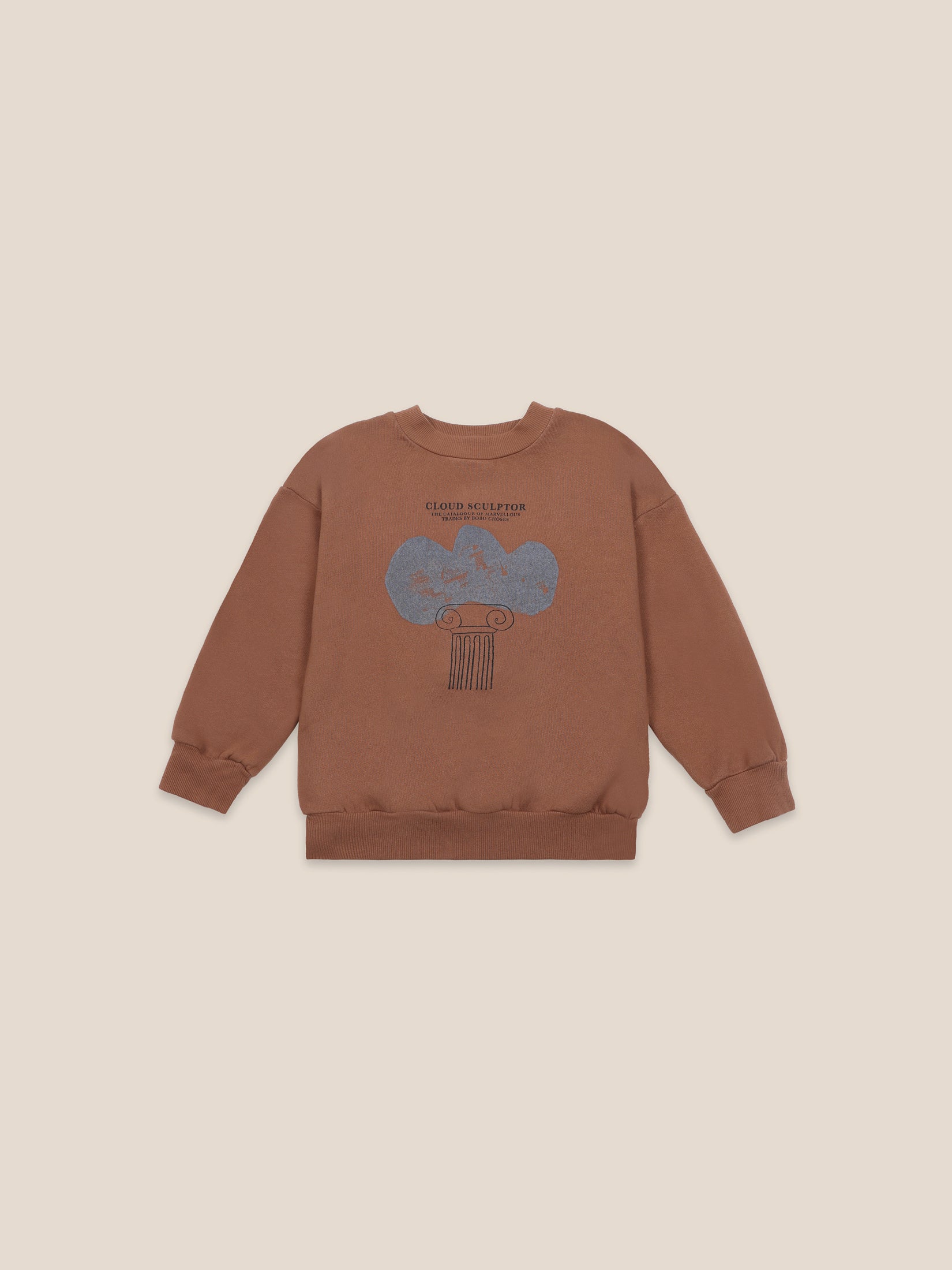 Boys Caramel Cafe Cloud Organic Cotton Sweatshirt