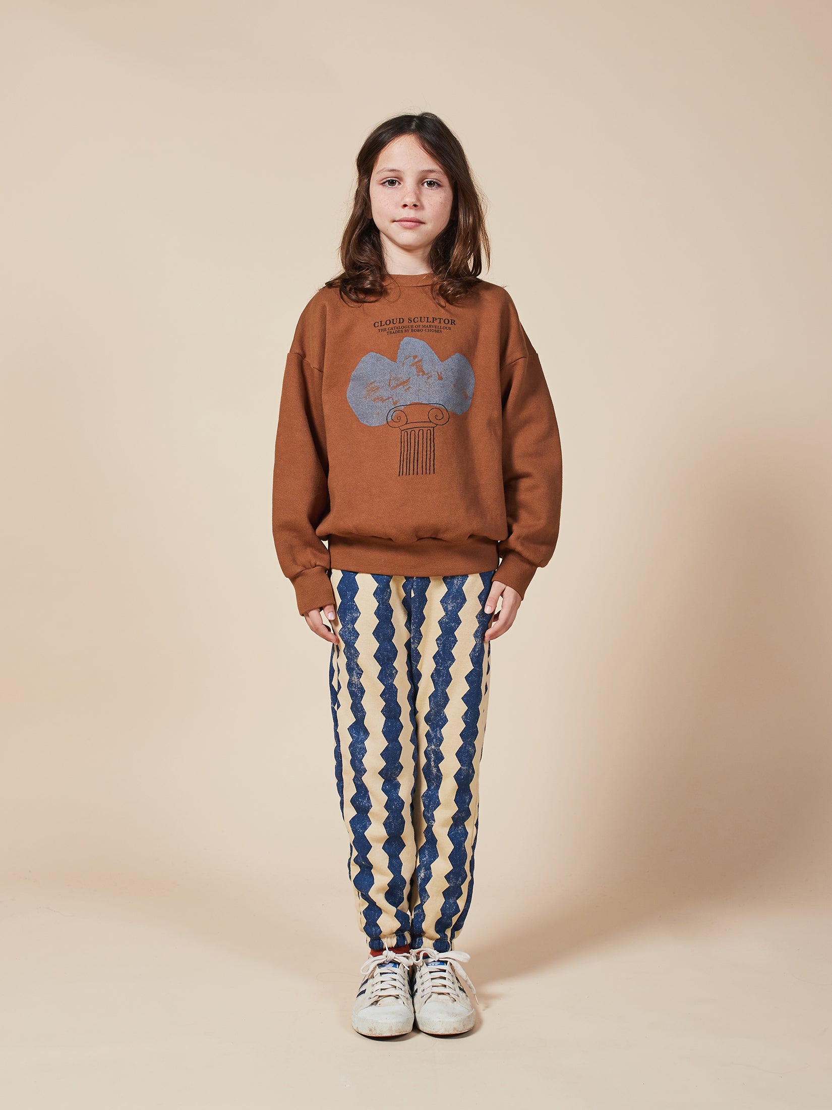 Boys Caramel Cafe Cloud Organic Cotton Sweatshirt