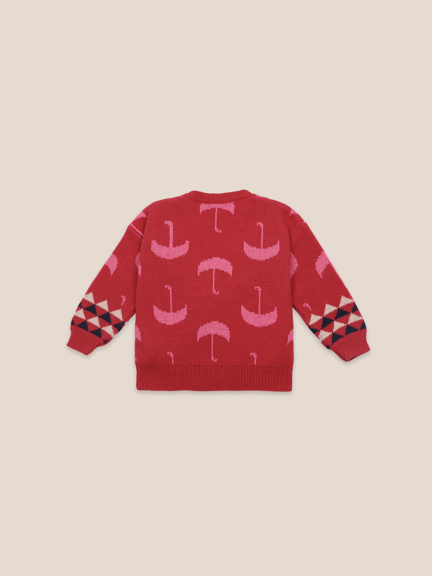 Boys & Girls Red Umbrella Jumper