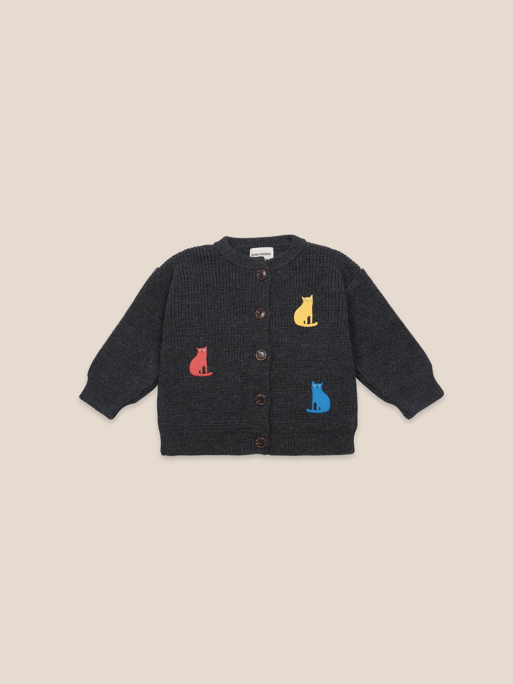 Boys & Girls Midnight Navy Cats Cardigans