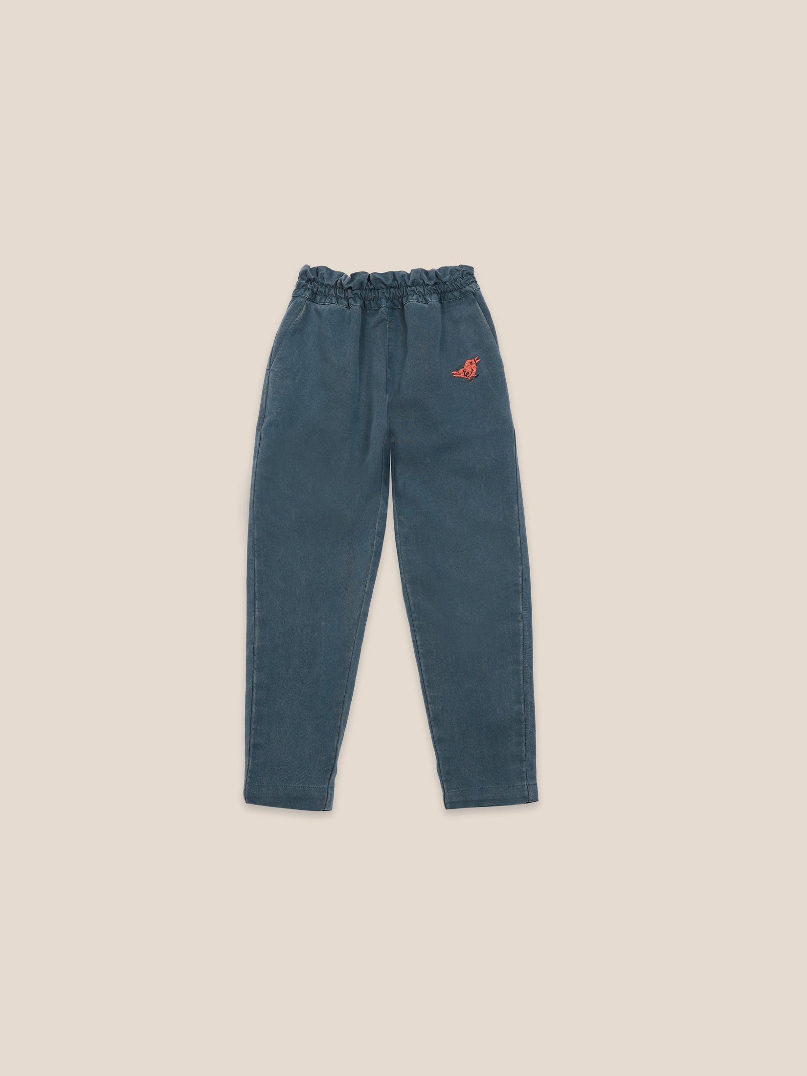 Boys & Girls Atlantic Deep Bird Embroidery Woven Pants