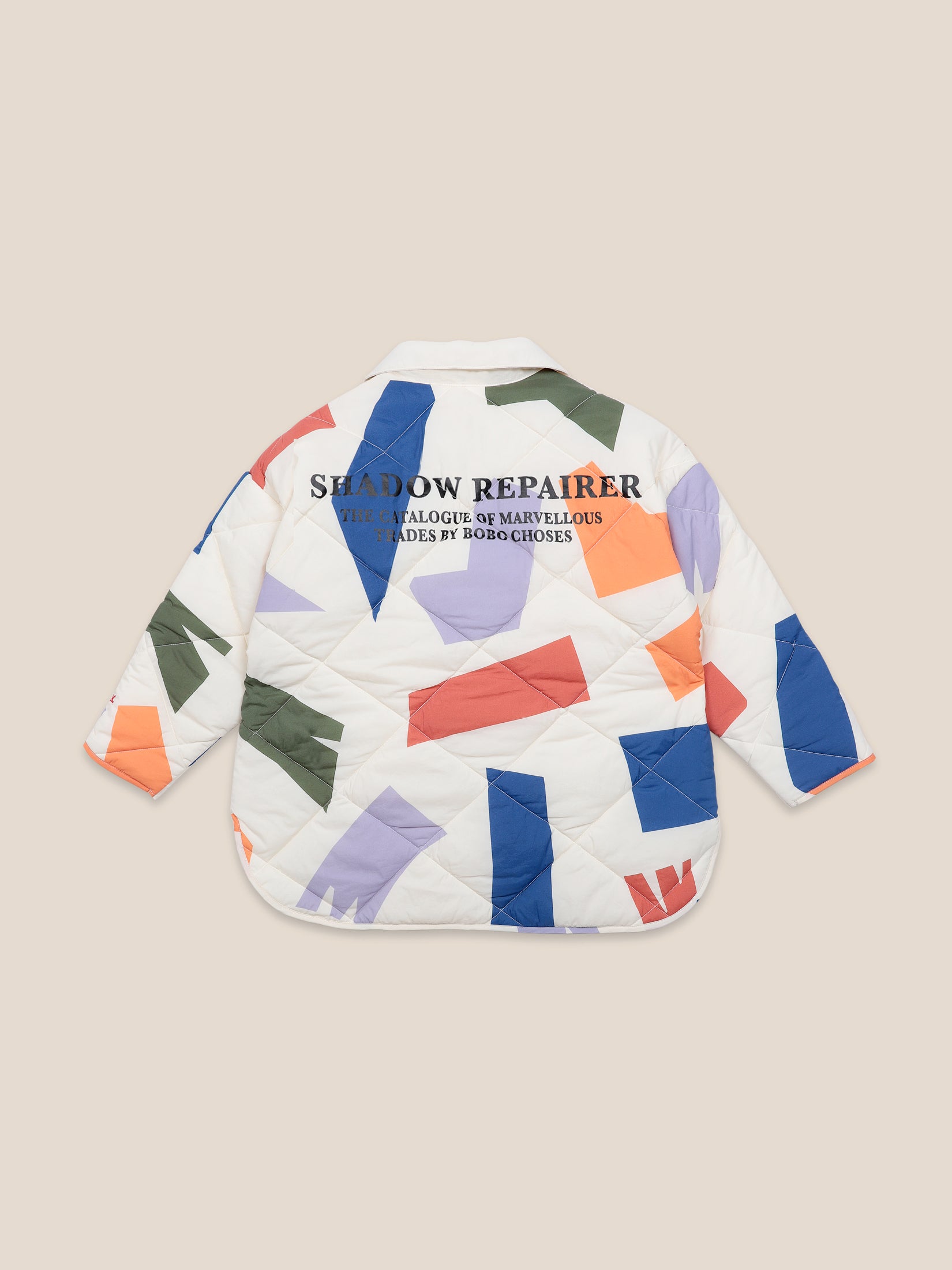 Boys White Shadows Quilted Jacket