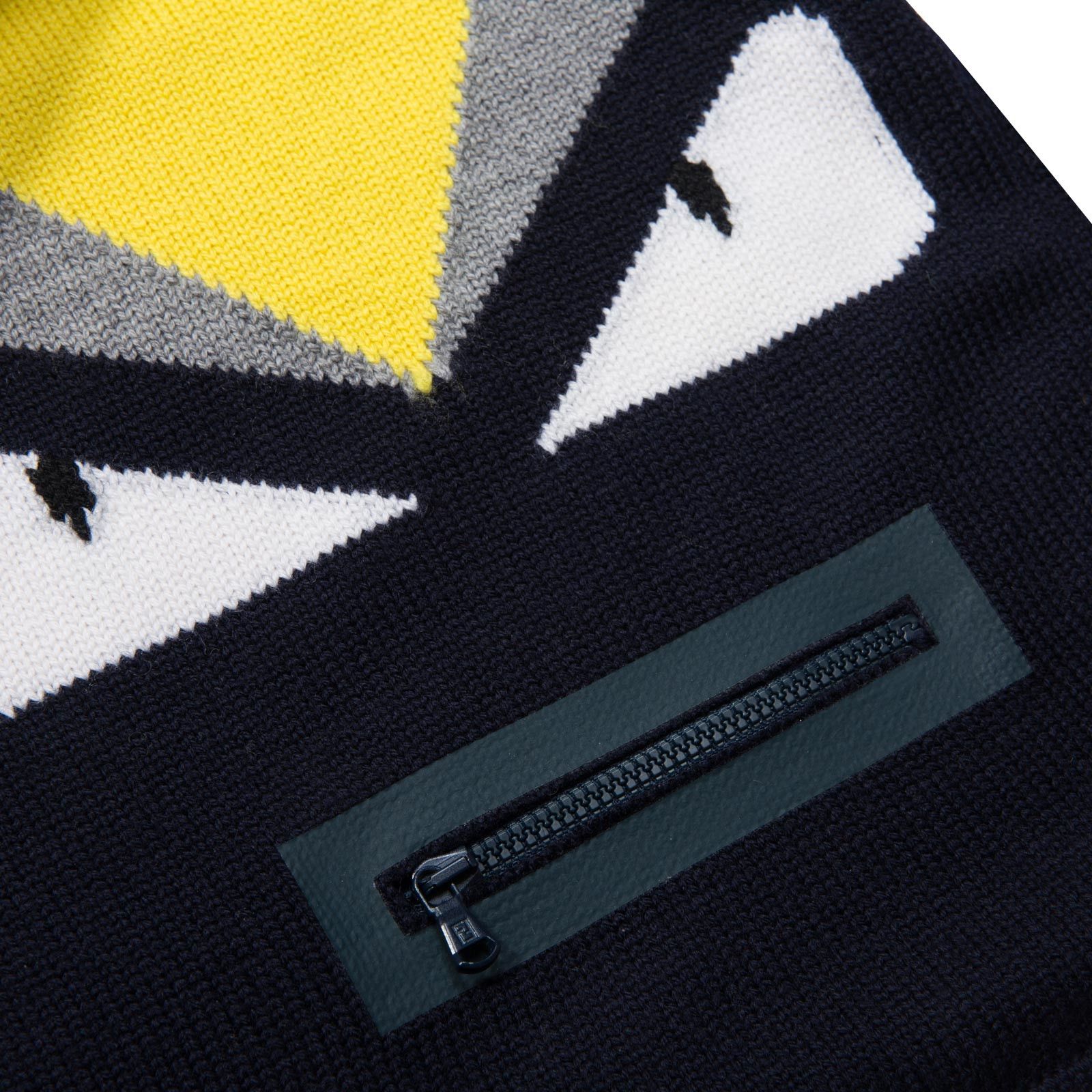 Boys Multicolors Knitted Wool Monster Scarf - CÉMAROSE | Children's Fashion Store - 2