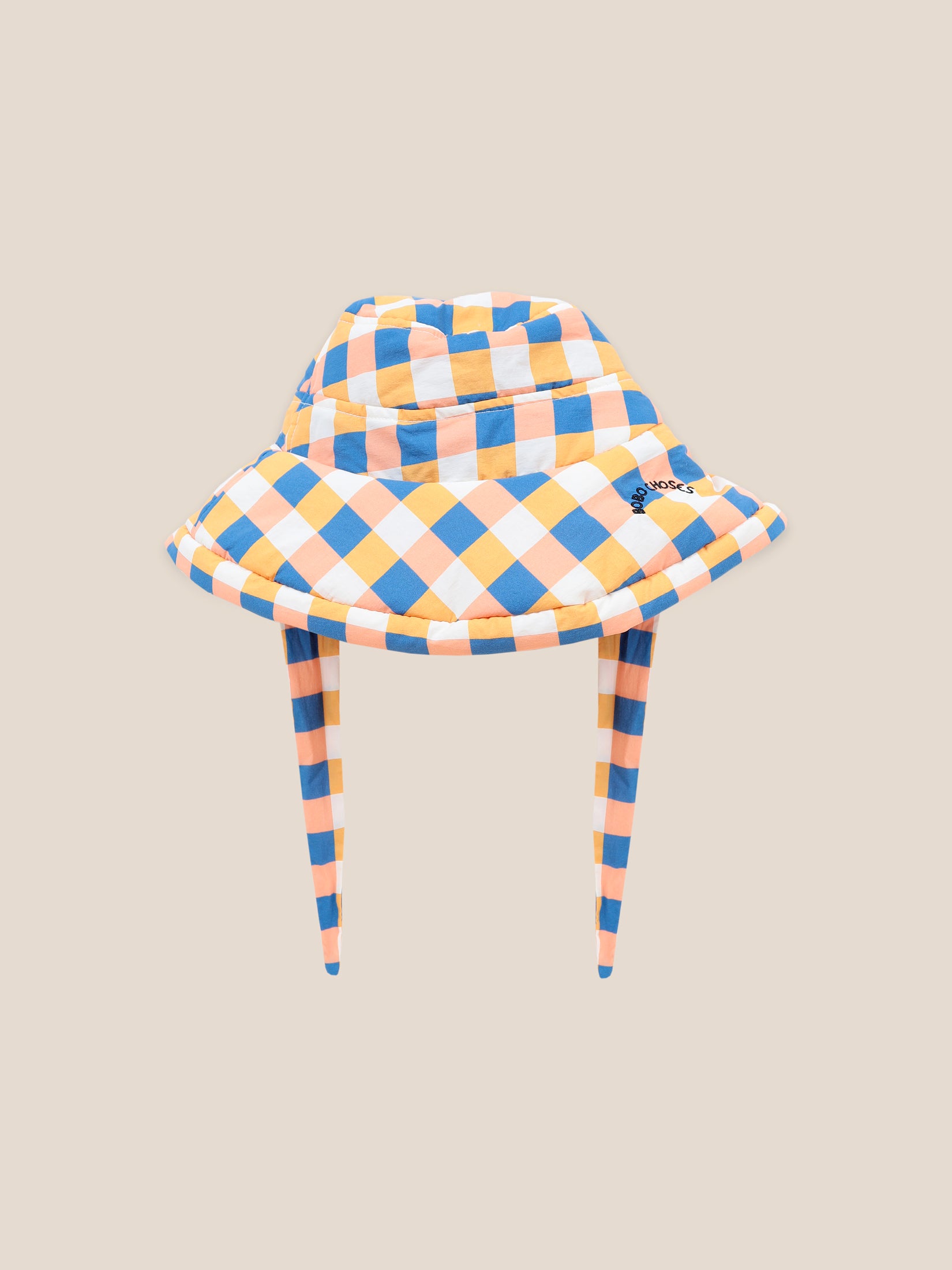 Boys & Girls Electrec Blue Checker Hat