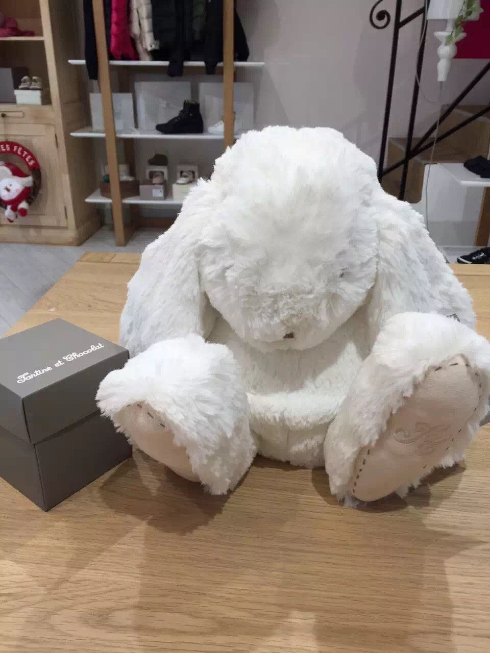 White Plush Large Bunny - CÉMAROSE | Children's Fashion Store