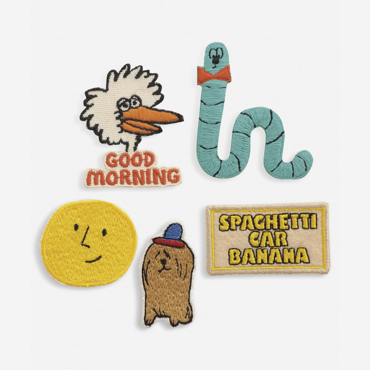 Patchs fantaisie (lot de 5)