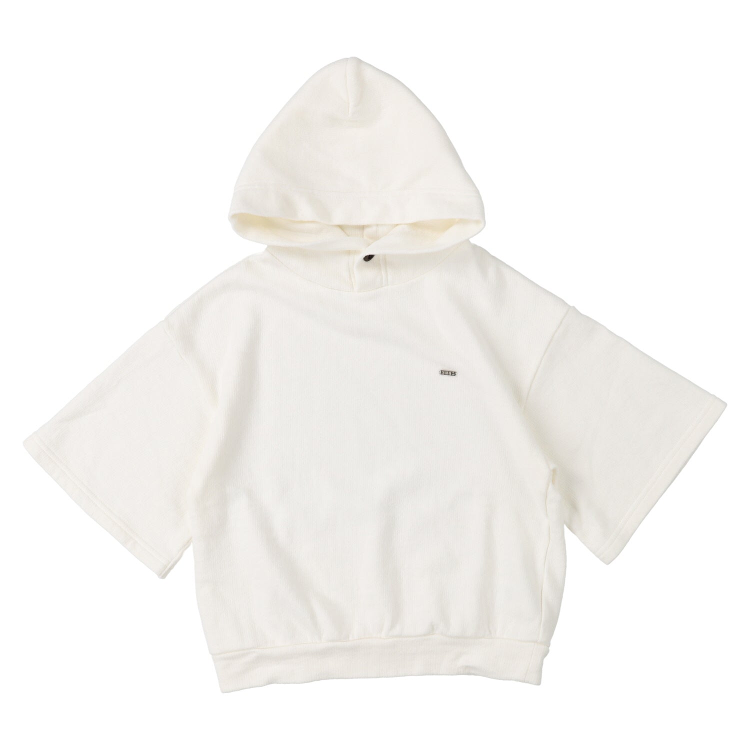 Boy & Girls White Hooded Sweatshirts