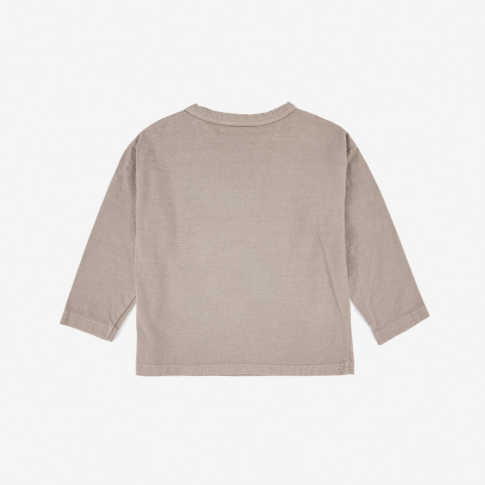 Baby Boys & Girls Light Grey Printed Cotton T-Shirt